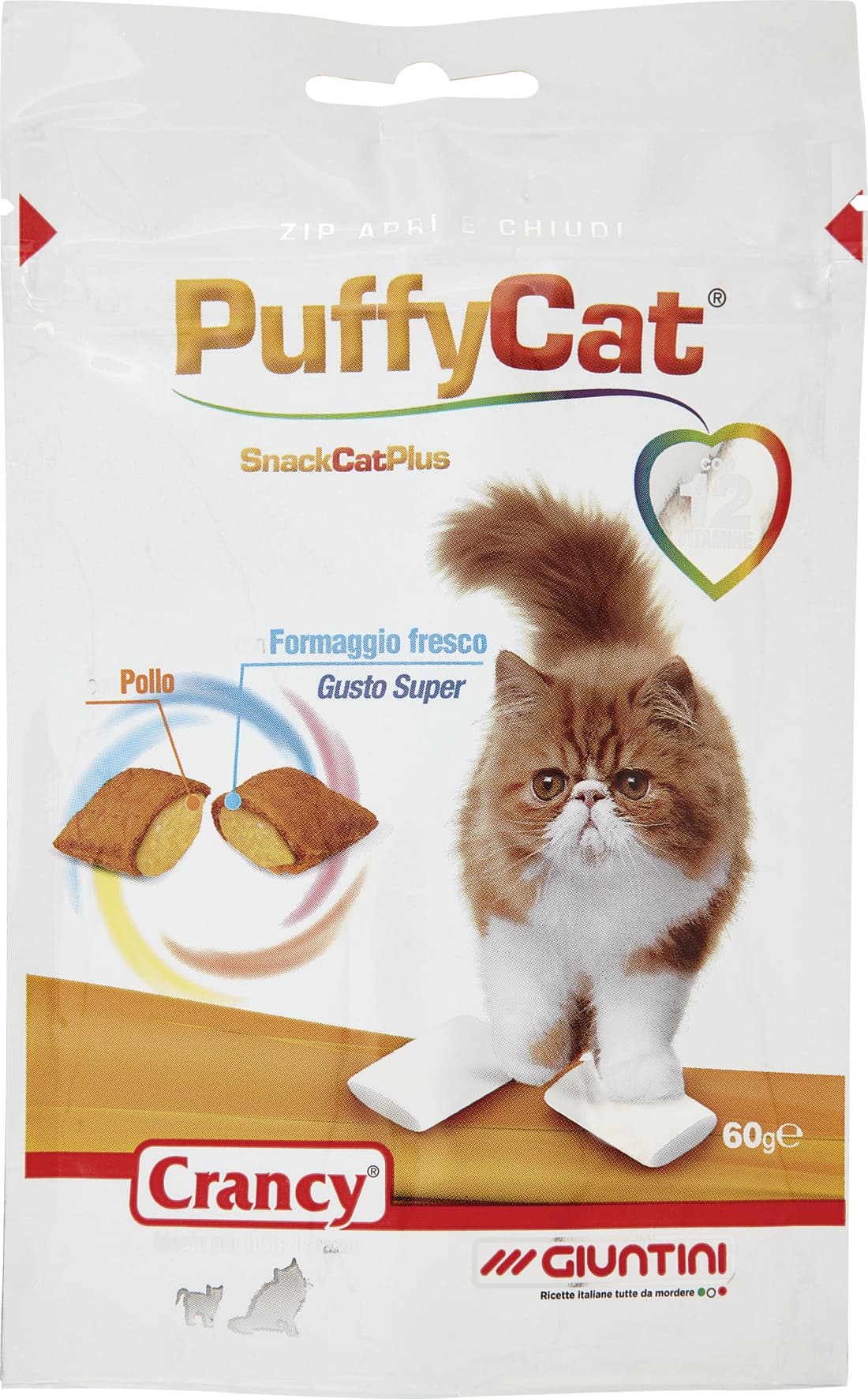 Snack cat plus con formaggio fresco – immagine 1