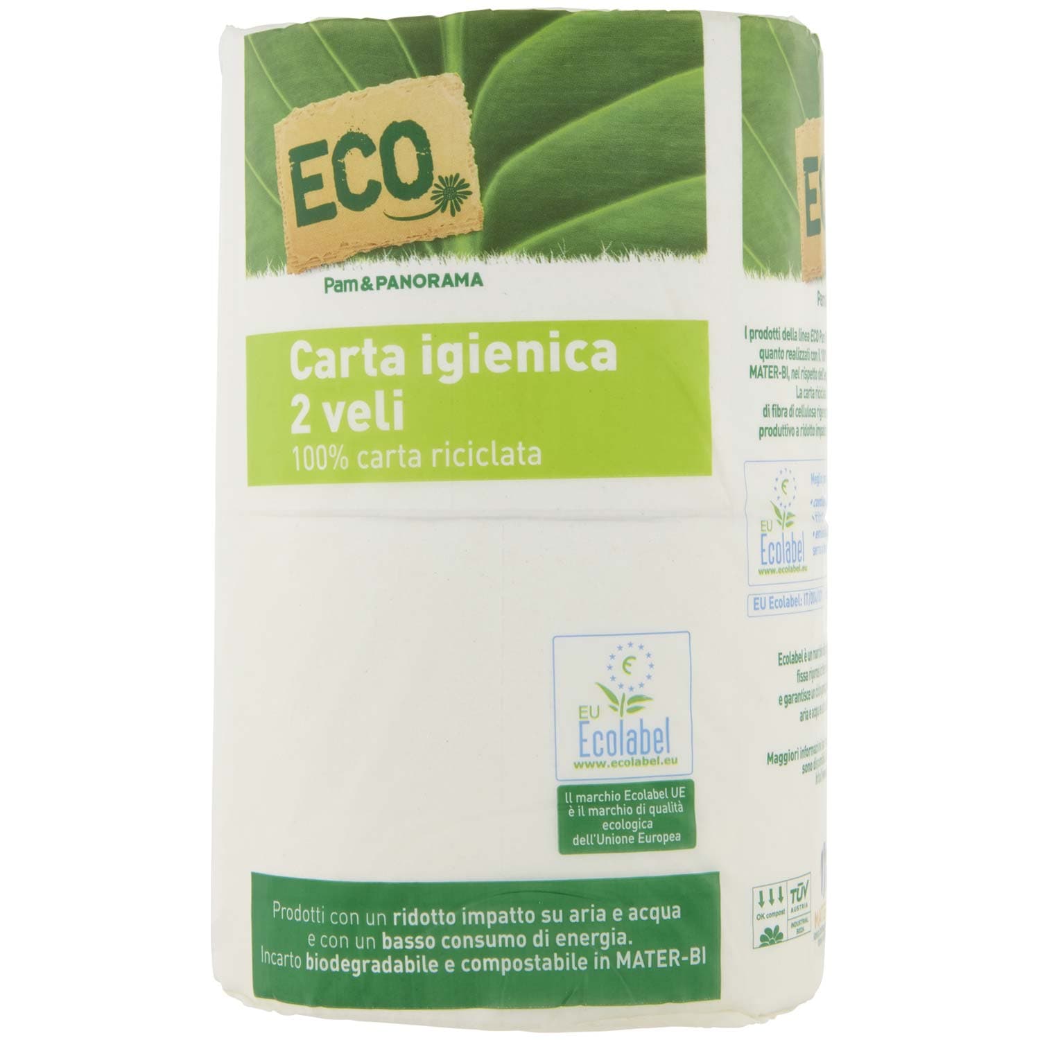 ECO Carta igienica 2 veli 100% carta riciclata 4 rotoli – immagine 5