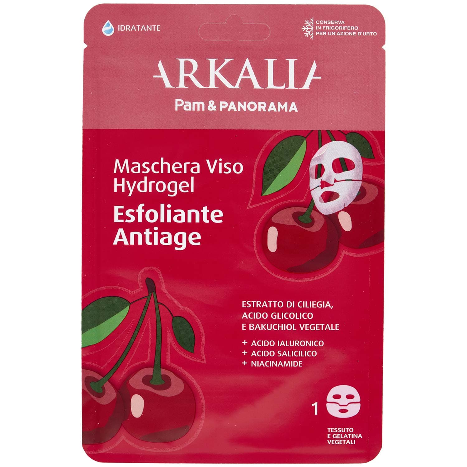 ARKALIA Maschera Viso Hydrogel Esfoliante Antiage 1 pz – immagine 2