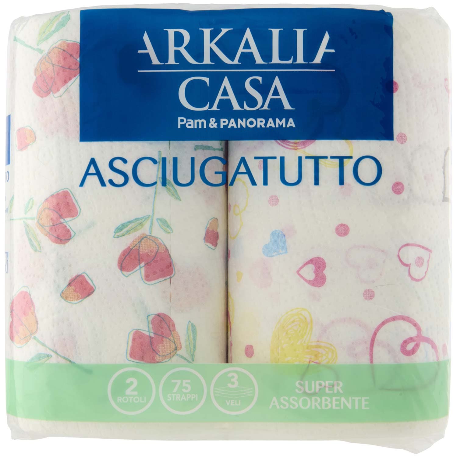 PAM Qualità per te Asciugatutto 3 veli 2 Rotoli – immagine 2