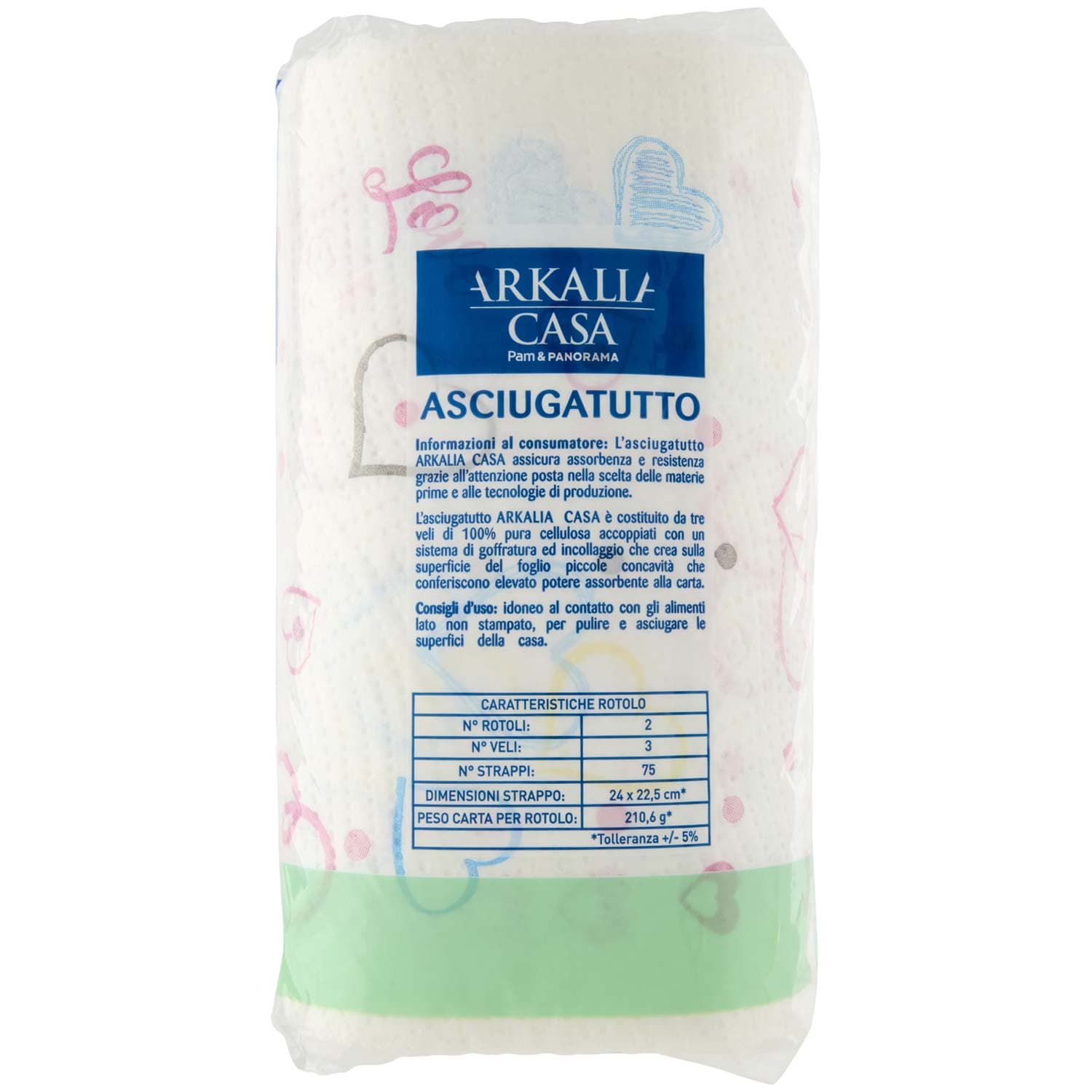 PAM Qualità per te Asciugatutto 3 veli 2 Rotoli – immagine 5