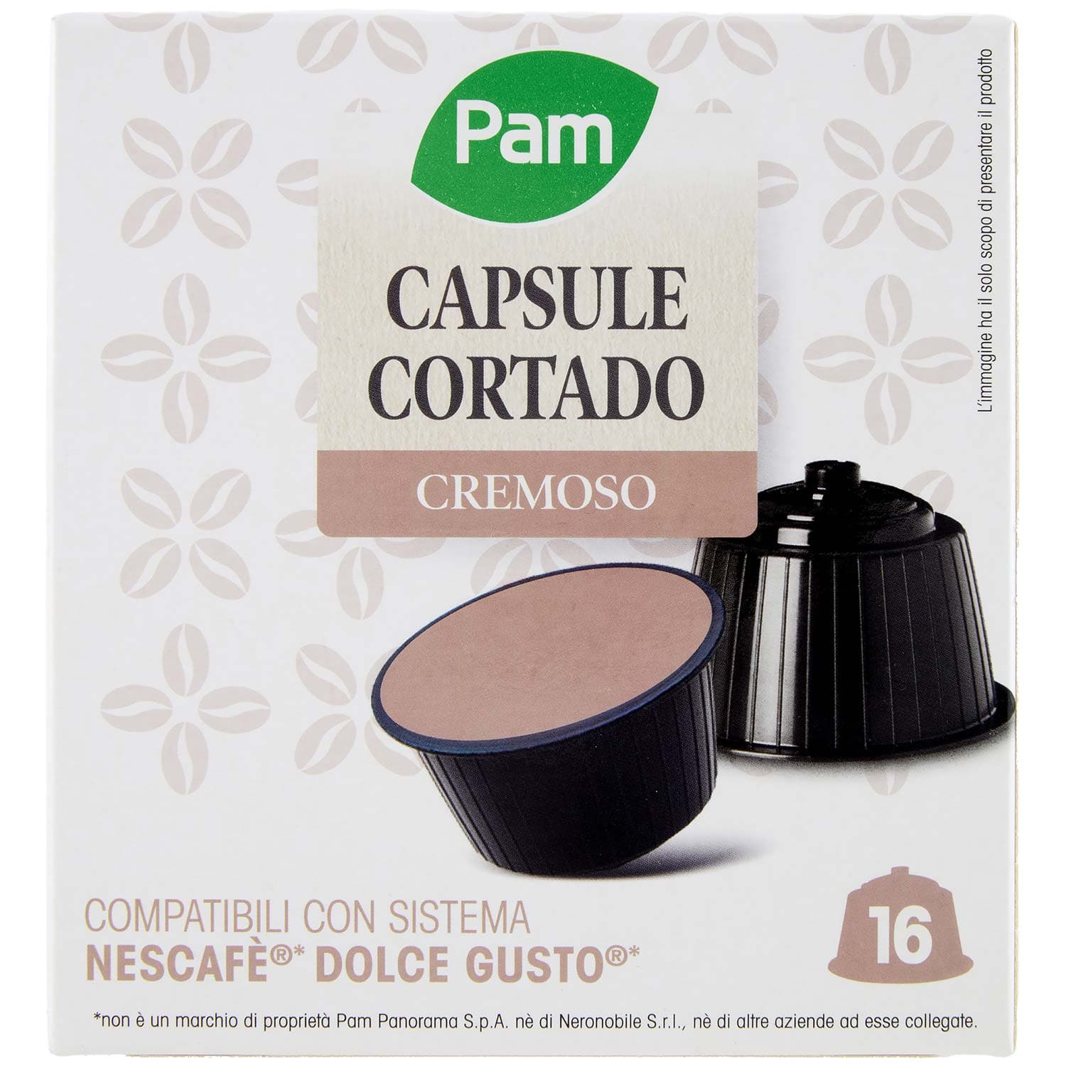 PAM Capsule Cortado Cremoso Compatibili Nescafè* Dolce Gusto* 100,8g (16x6,3g) – immagine 4