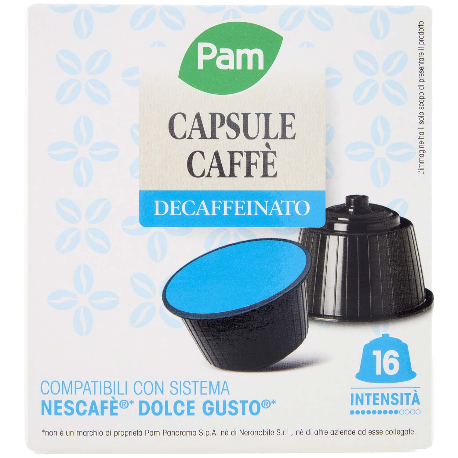 PAM Capsule Caffè Decaffeinato Compatibili Nescafè* Dolce Gusto* 120g (16x7,5g) – immagine 2