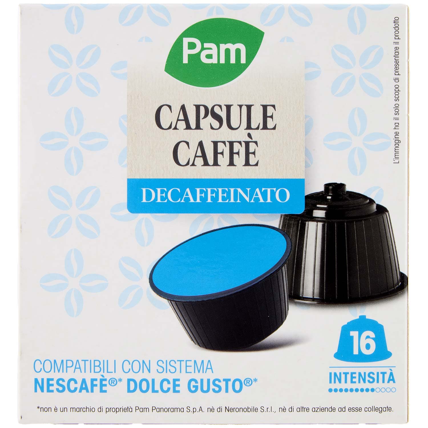PAM Capsule Caffè Decaffeinato Compatibili Nescafè* Dolce Gusto* 120g (16x7,5g) – immagine 4