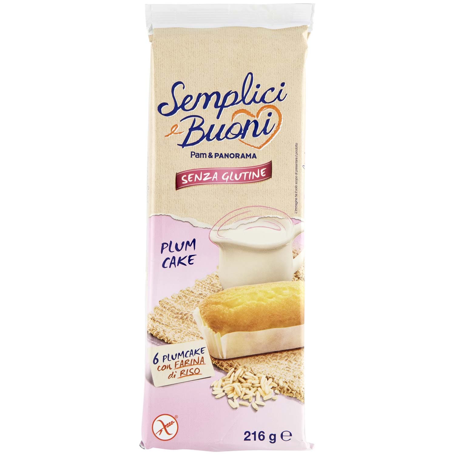 SEMPLICI E BUONI Senza Glutine Plum Cake 216g (36g x 6) – immagine 2