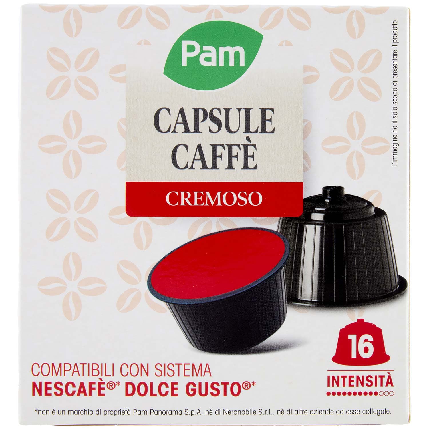 PAM Capsule Caffè Cremoso Compatibili Nescafè* Dolce Gusto* 120g (16x7,5g) – immagine 4