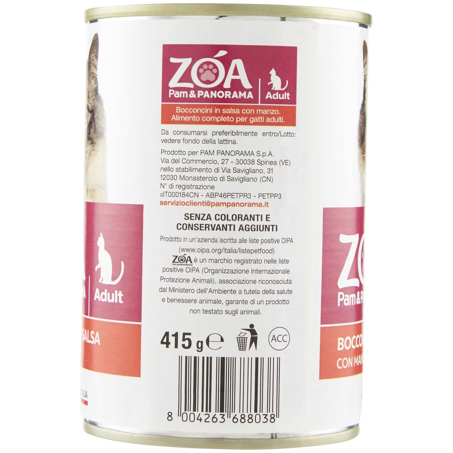 ZOA Adult Bocconcini in Salsa con Manzo 415 g – immagine 5