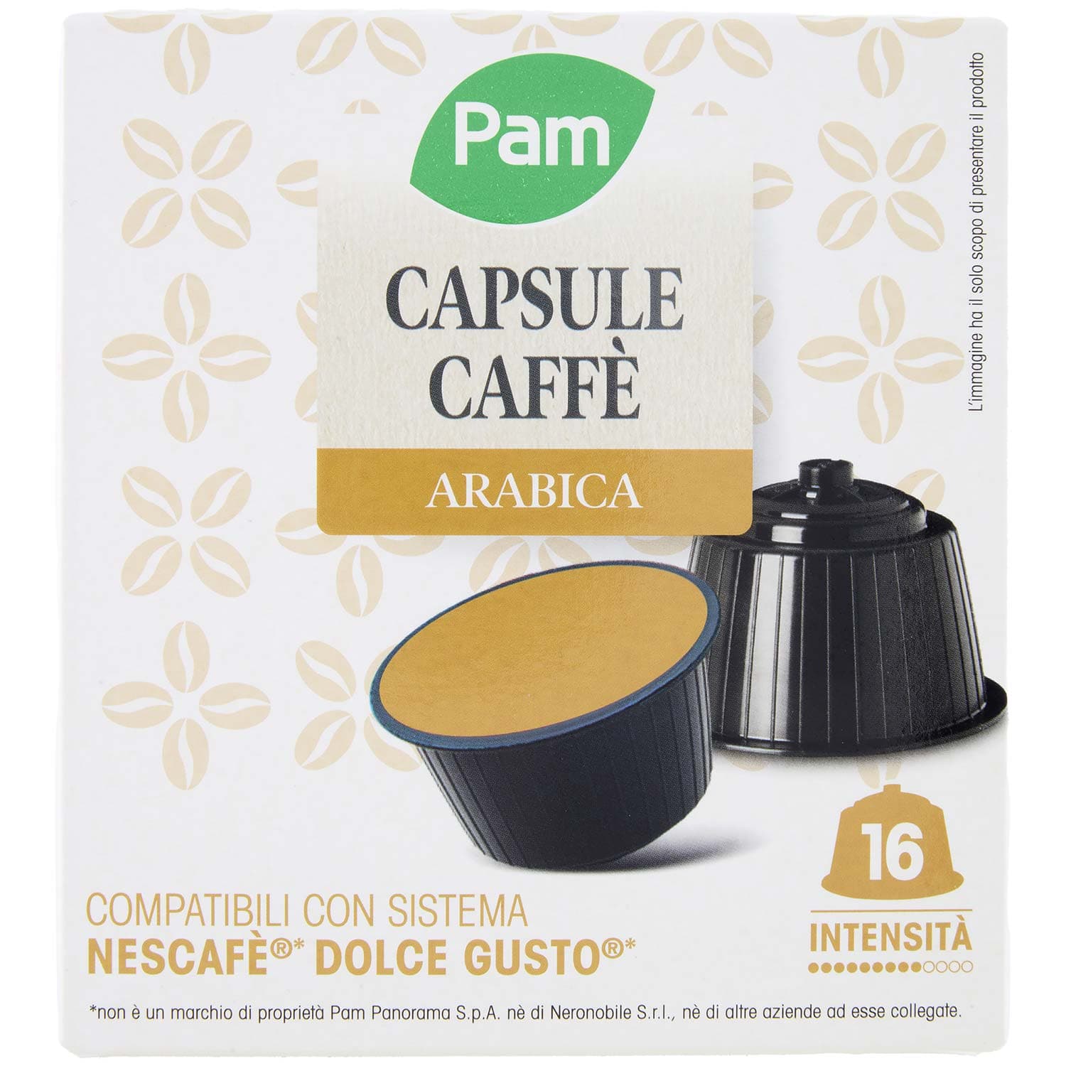PAM Capsule Caffè Arabica Compatibili Nescafè* Dolce Gusto* 120g (16x7,5g) – immagine 2