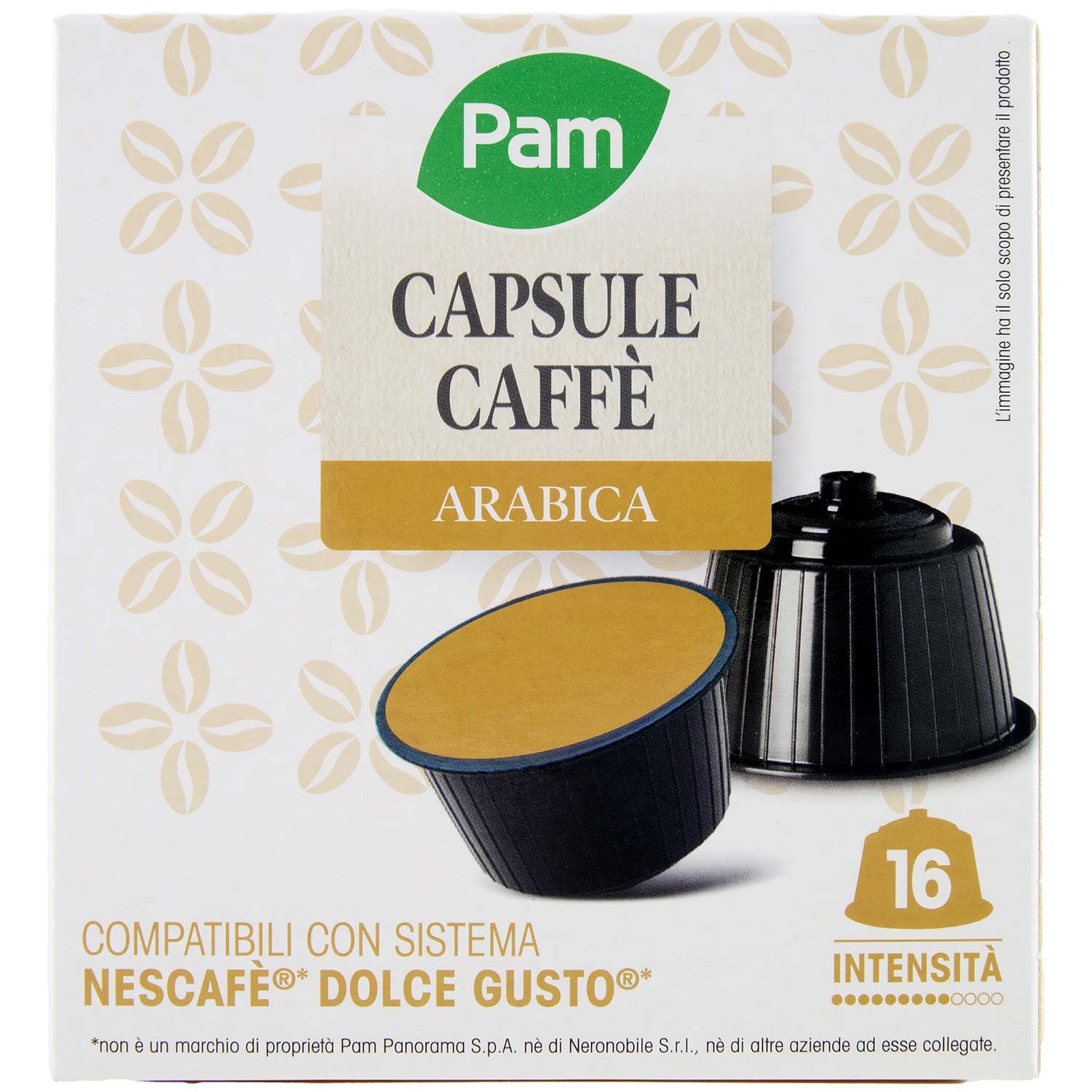 PAM Capsule Caffè Arabica Compatibili Nescafè* Dolce Gusto* 120g (16x7,5g) – immagine 4