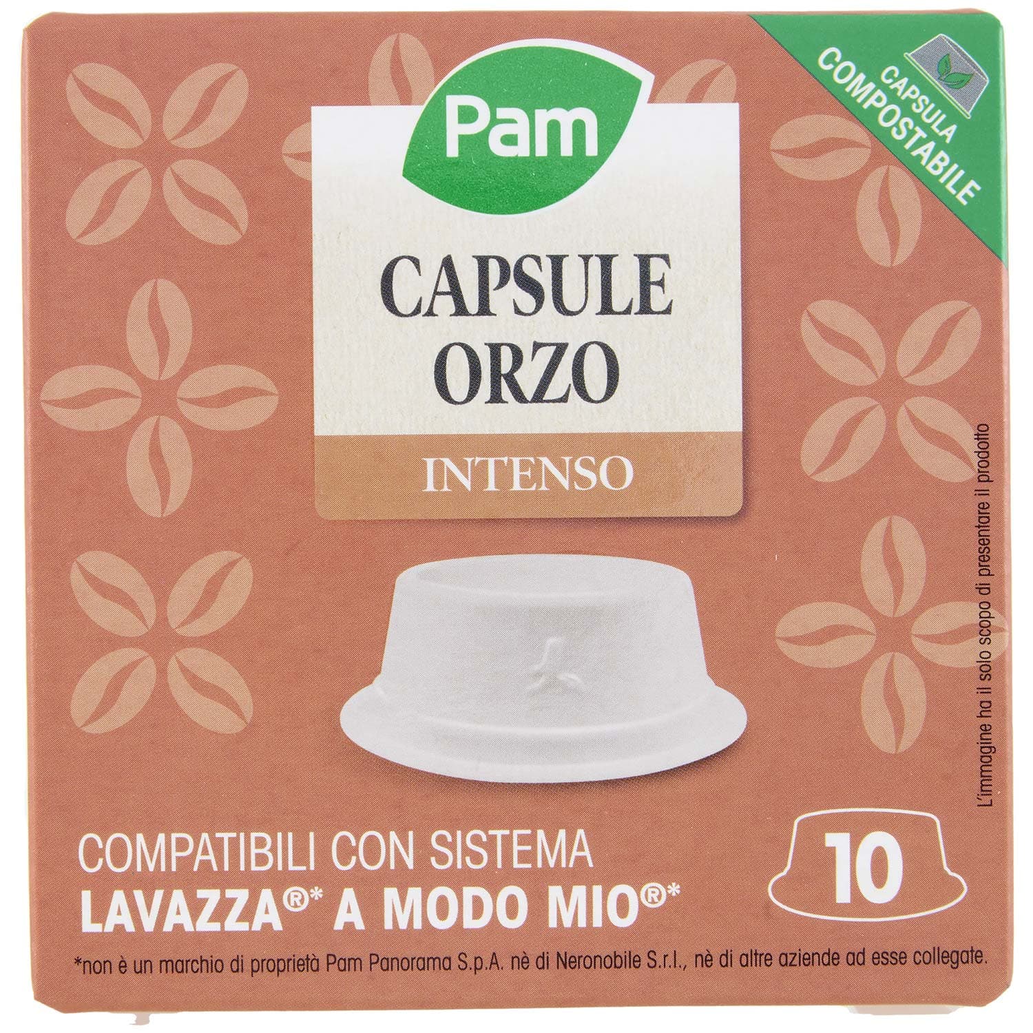 PAM Qualità per te Orzo 10 capsule Compatibili con sistema Lavazza* a Modo Mio* 35g (3,5g x 10) – immagine 2