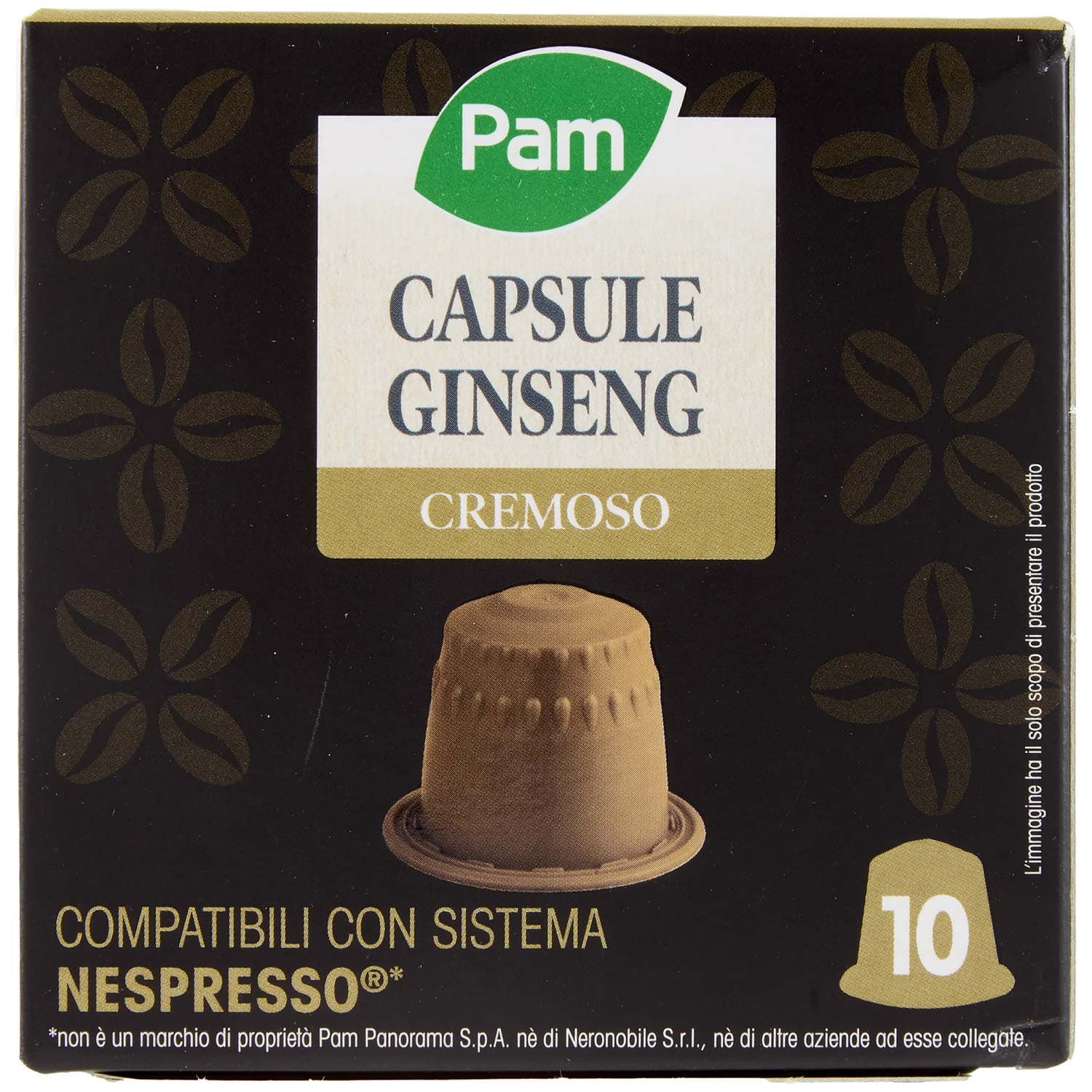 PAM Capsule Ginseng Cremoso Compatibili Nespresso* 43g (10x4,3g) – immagine 4