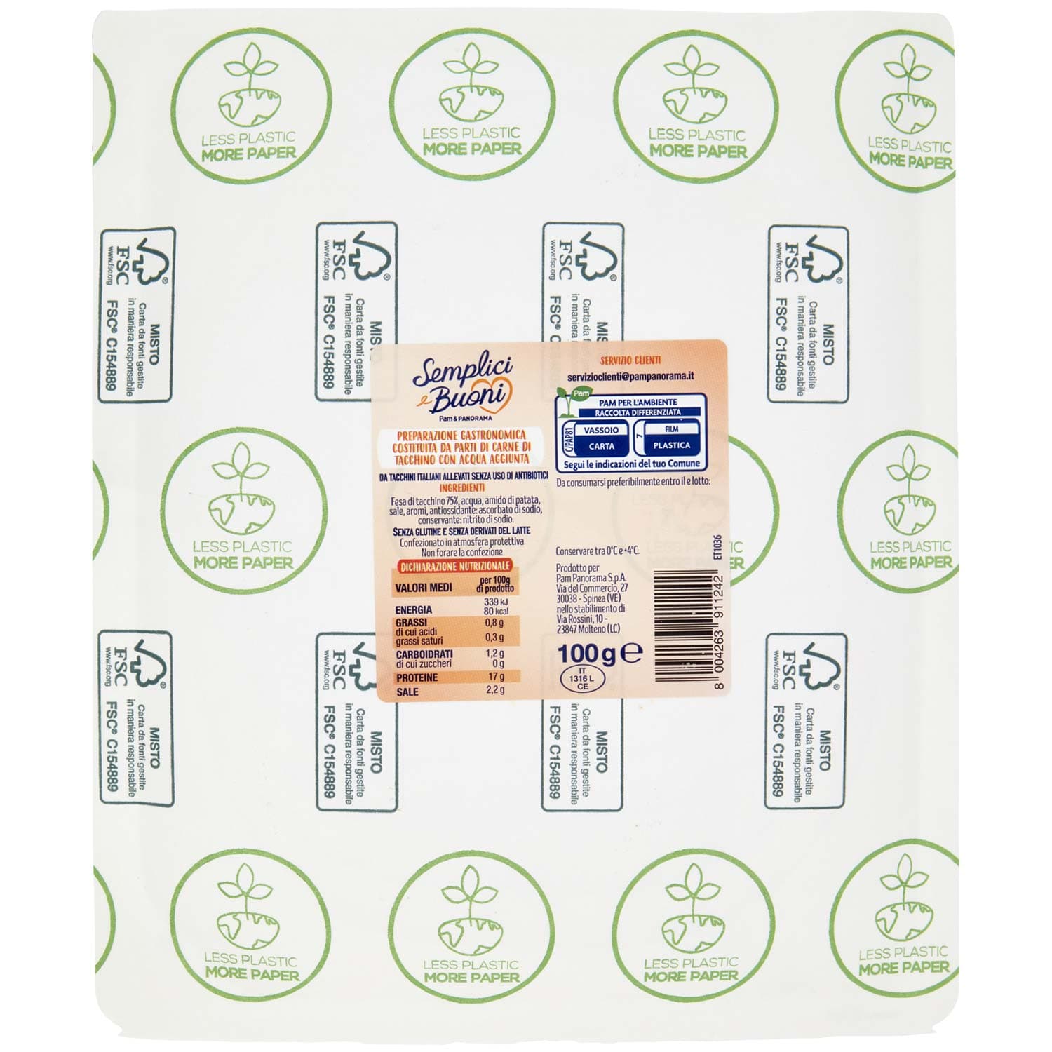 SEMPLICI E BUONI Arrosto di Tacchino 100 g – immagine 4