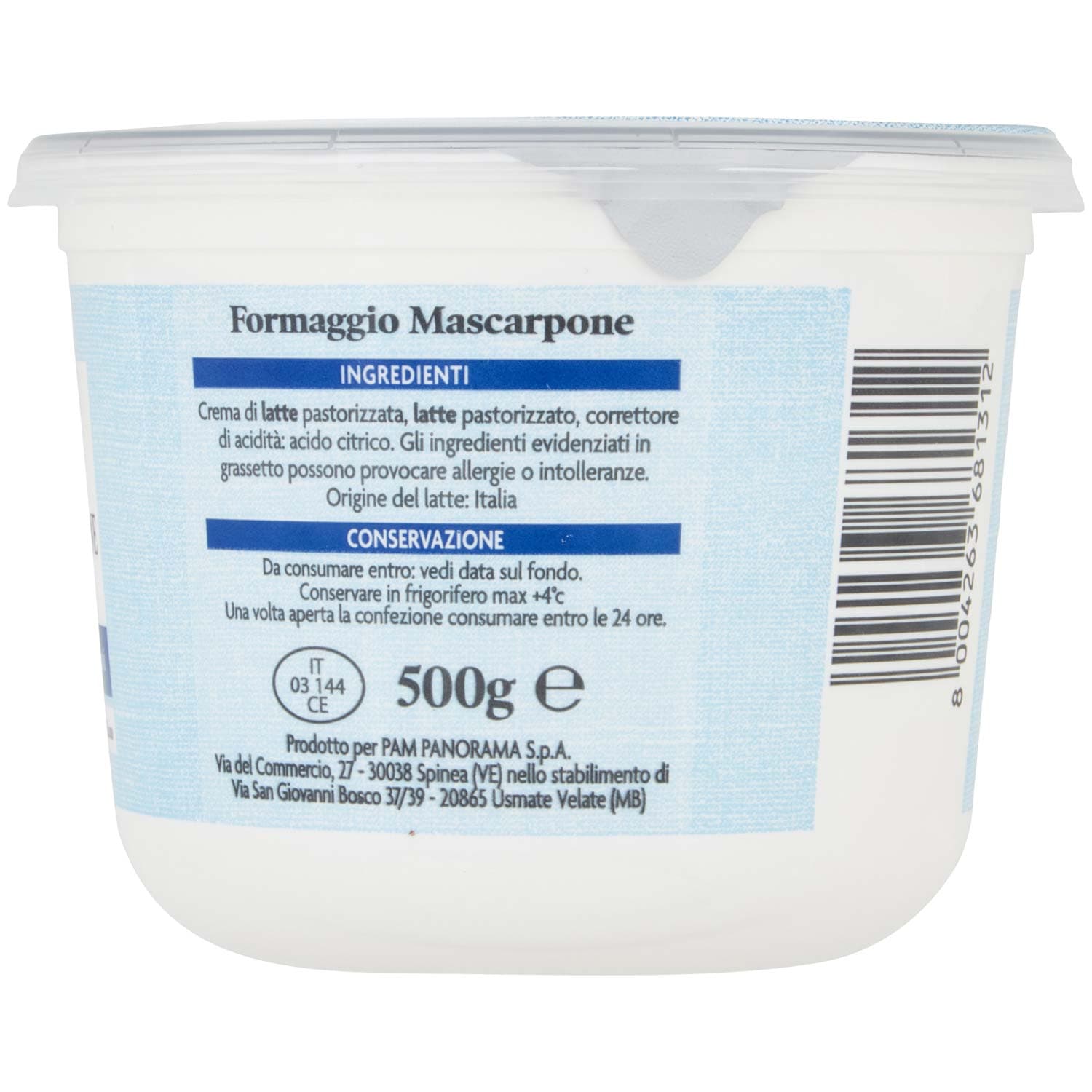 PAM Qualità per te Mascarpone 500 g – immagine 5