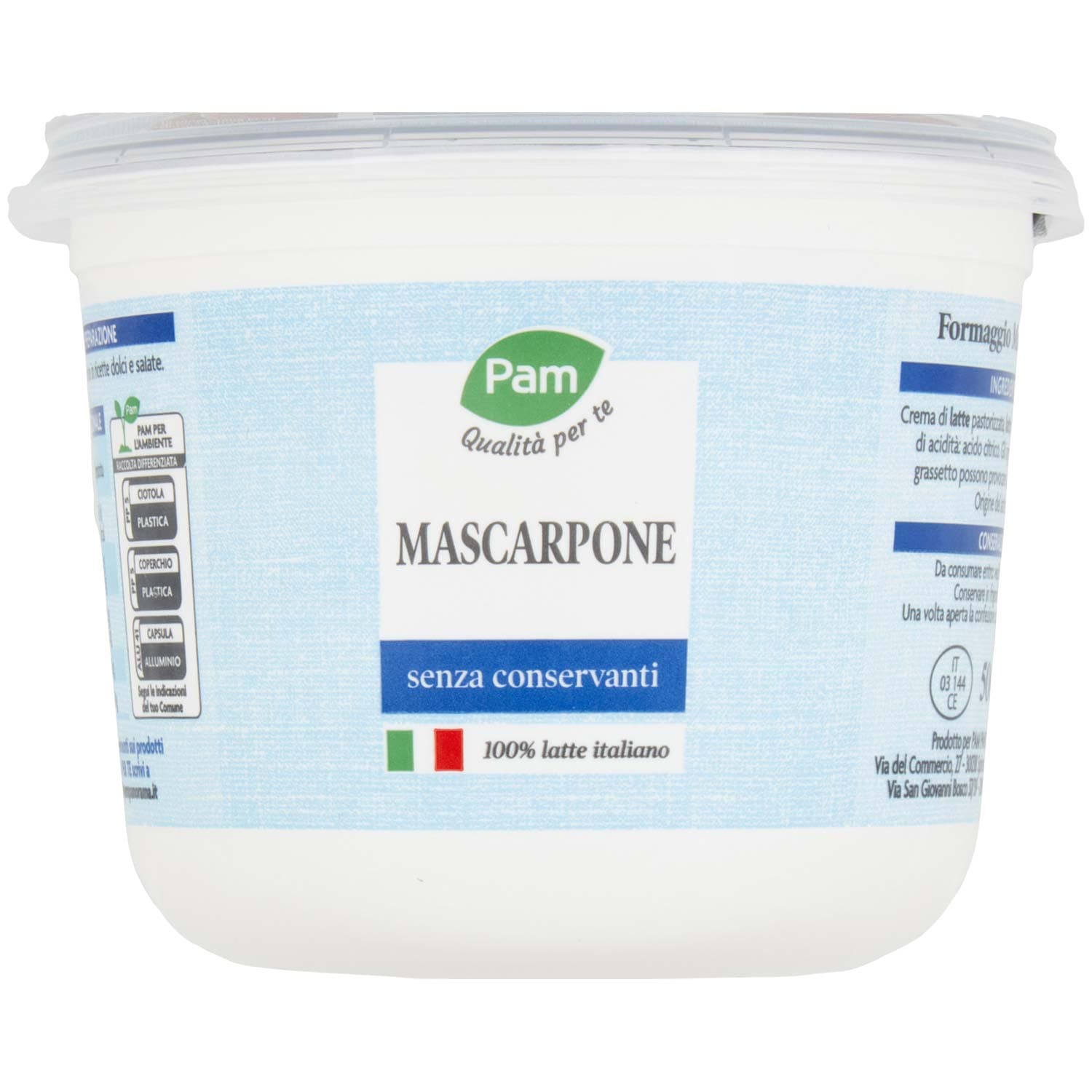PAM Qualità per te Mascarpone 500 g – immagine 7
