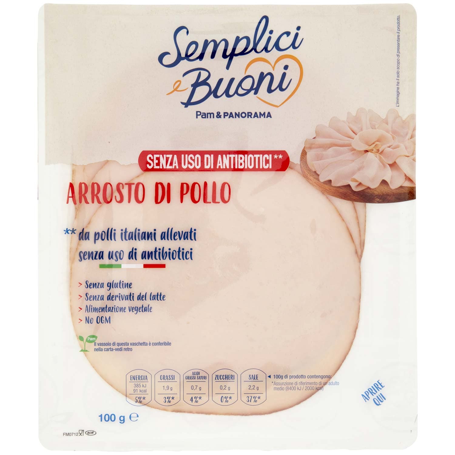 SEMPLICI E BUONI Arrosto di Pollo 100 g – immagine 2