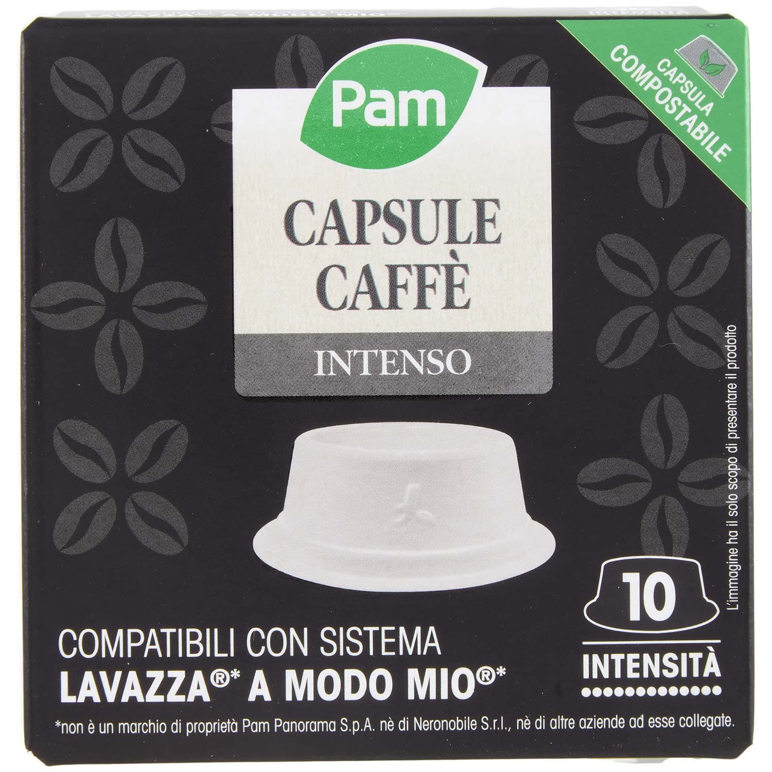 PAM Qualità per te Intenso 10 capsule Compatibili con sistema Lavazza* a Modo Mio* 70g (7g x 10) – immagine 2