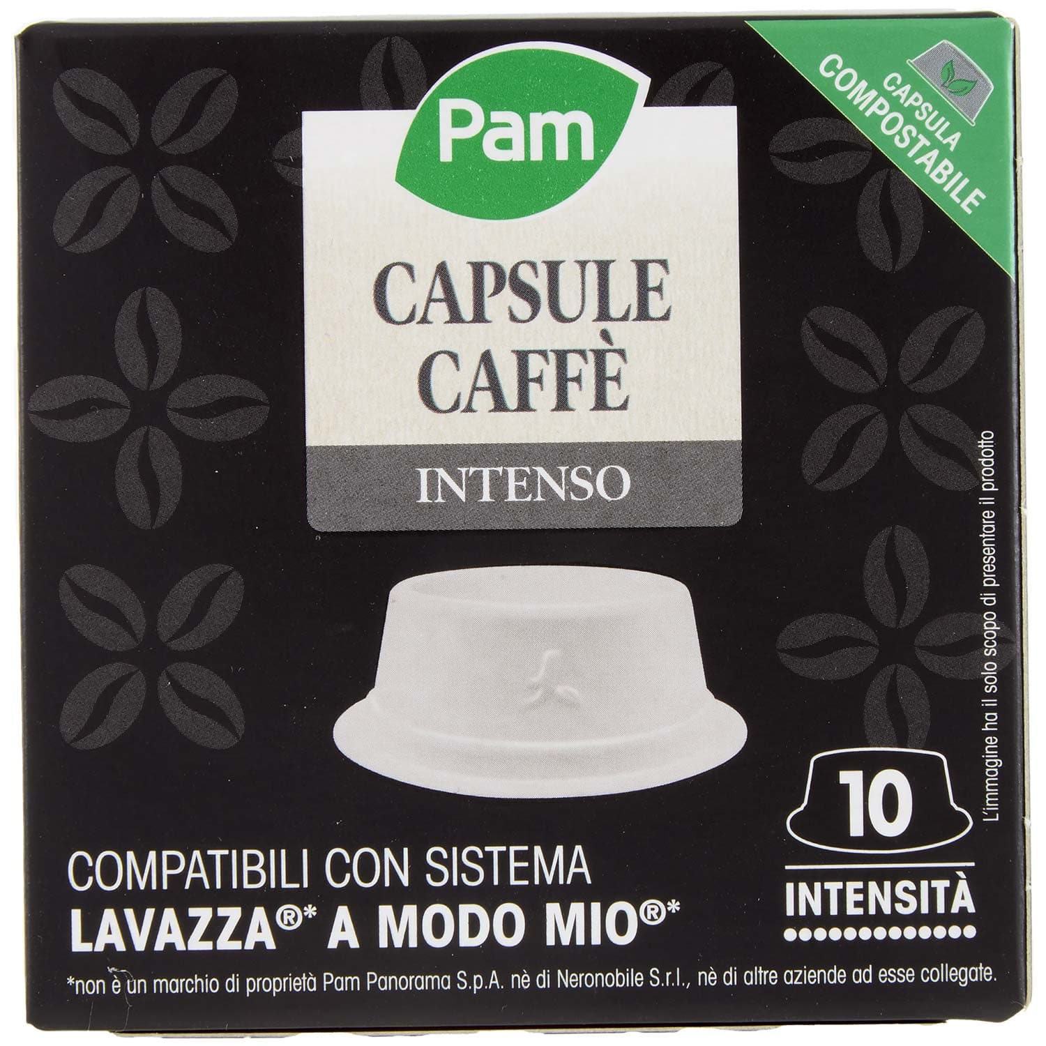 PAM Qualità per te Intenso 10 capsule Compatibili con sistema Lavazza* a Modo Mio* 70g (7g x 10) – immagine 4