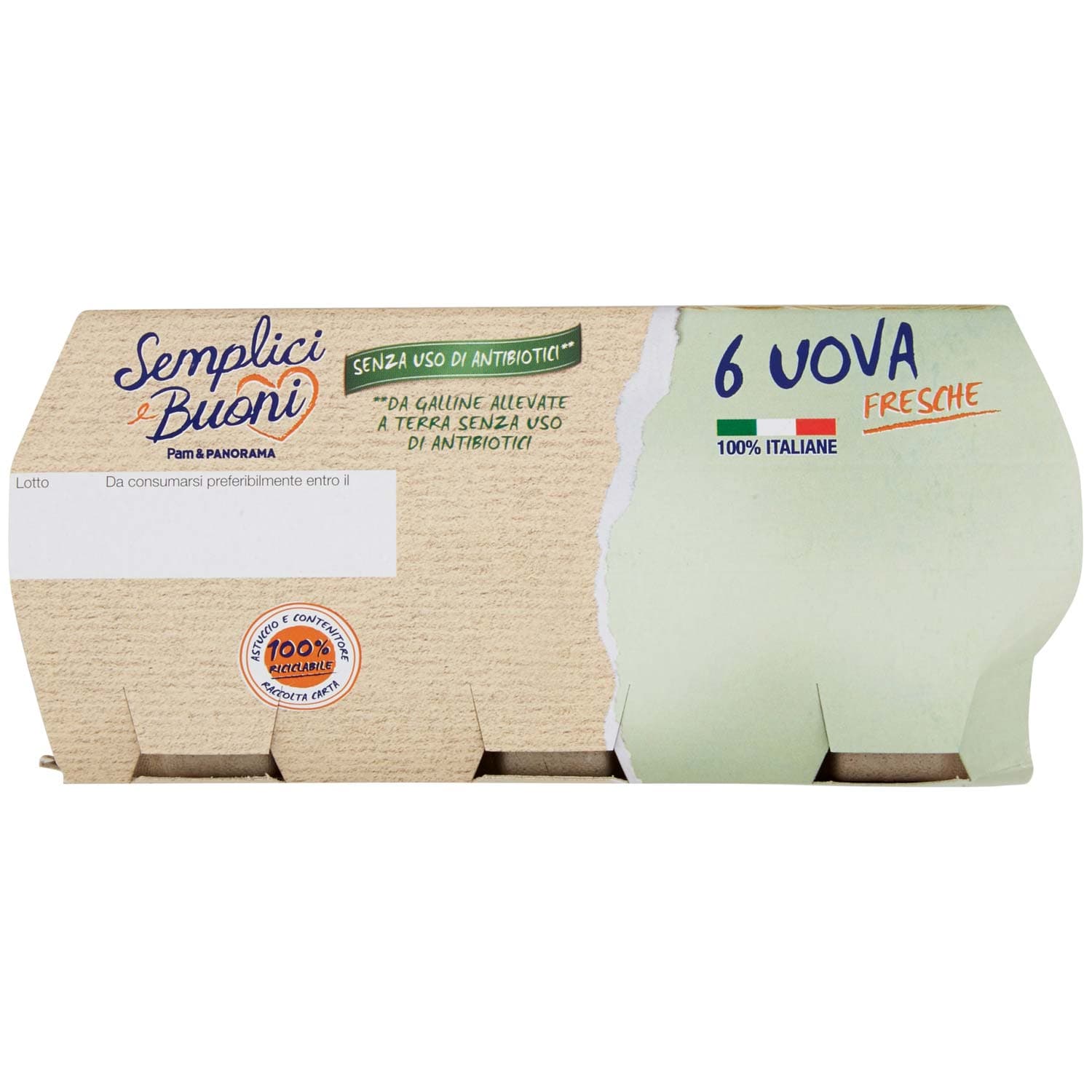SEMPLICI E BUONI Senza Uso di Antibiotici 6 Uova Fresche – immagine 7
