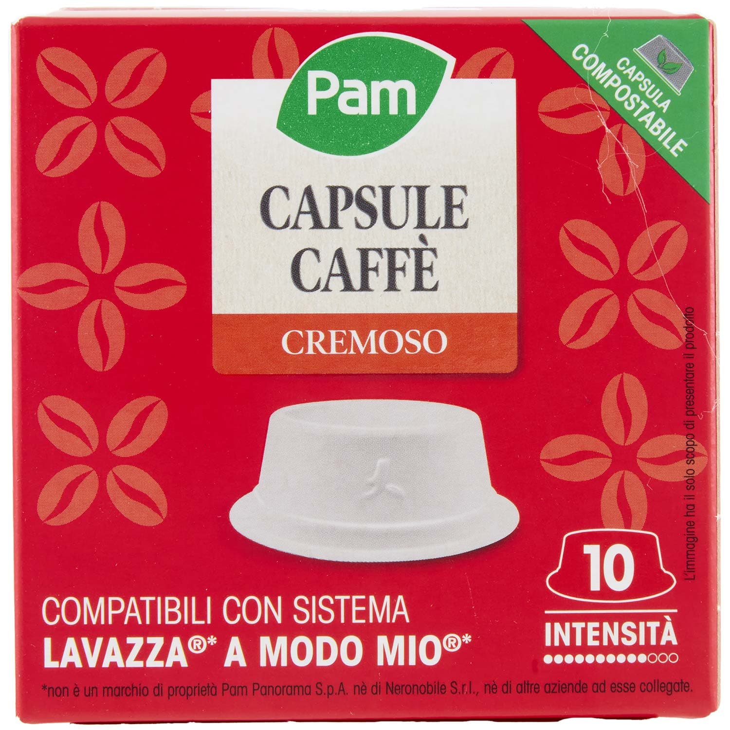 PAM Qualità per te Cremoso 10 capsule Compatibili con sistema Lavazza* a Modo Mio* 70g (7g x 10) – immagine 4