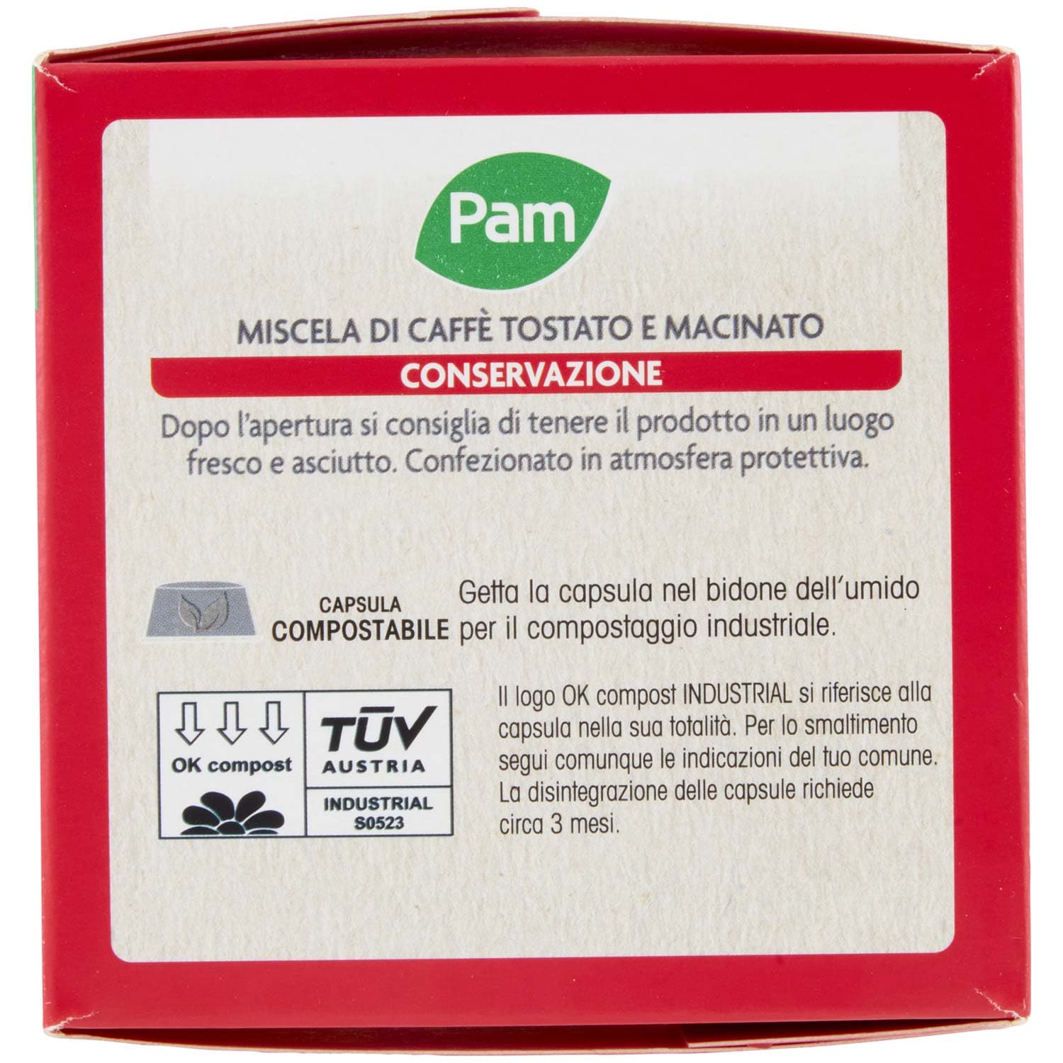 PAM Qualità per te Cremoso 10 capsule Compatibili con sistema Lavazza* a Modo Mio* 70g (7g x 10) – immagine 5
