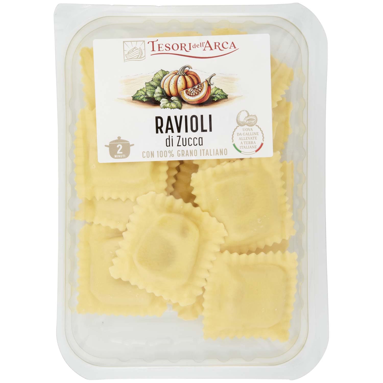TESORI DELL'ARCA ravioli di Zucca 250 g – immagine 2