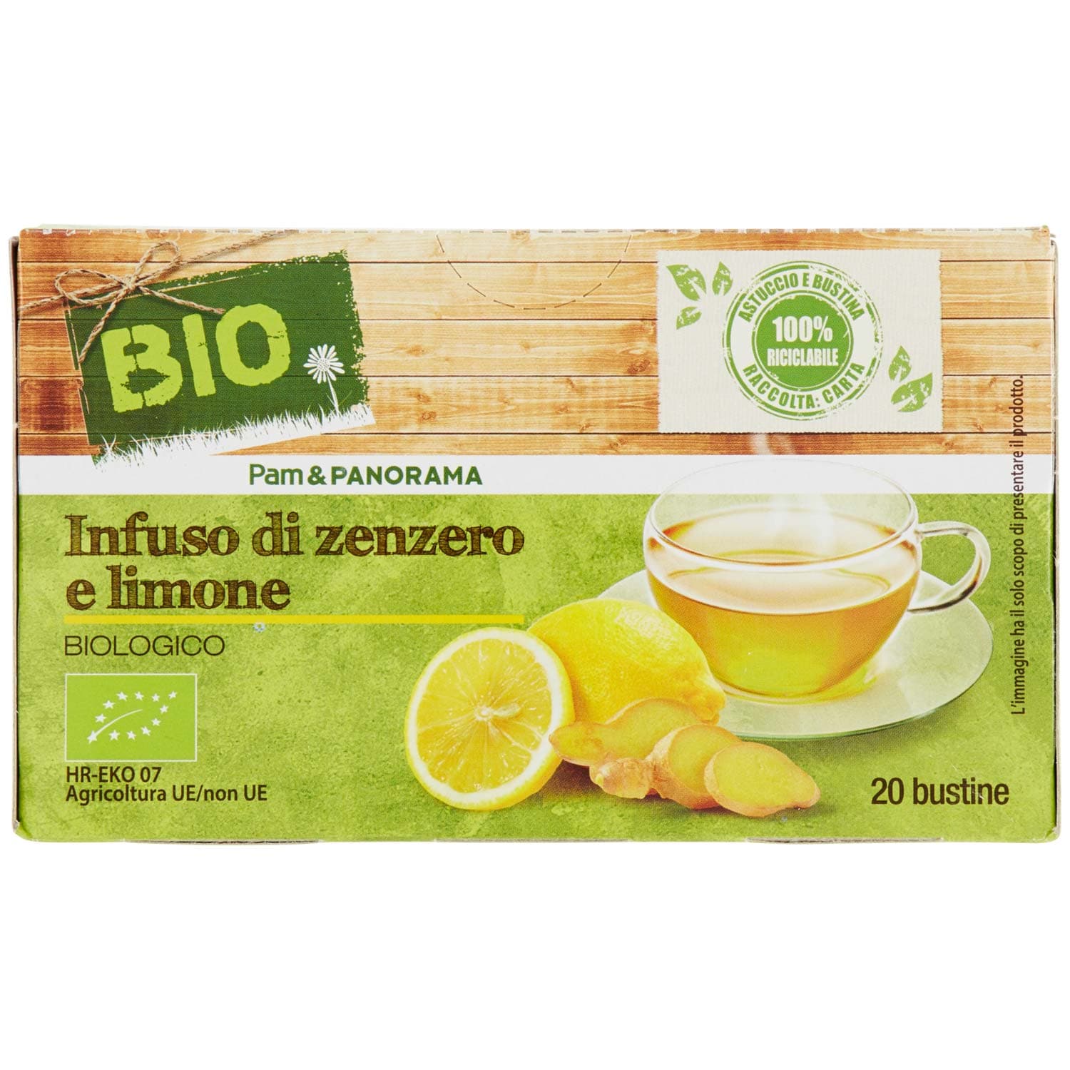 BIO Infuso di zenzero e limone 20 x 1,85 g – immagine 2