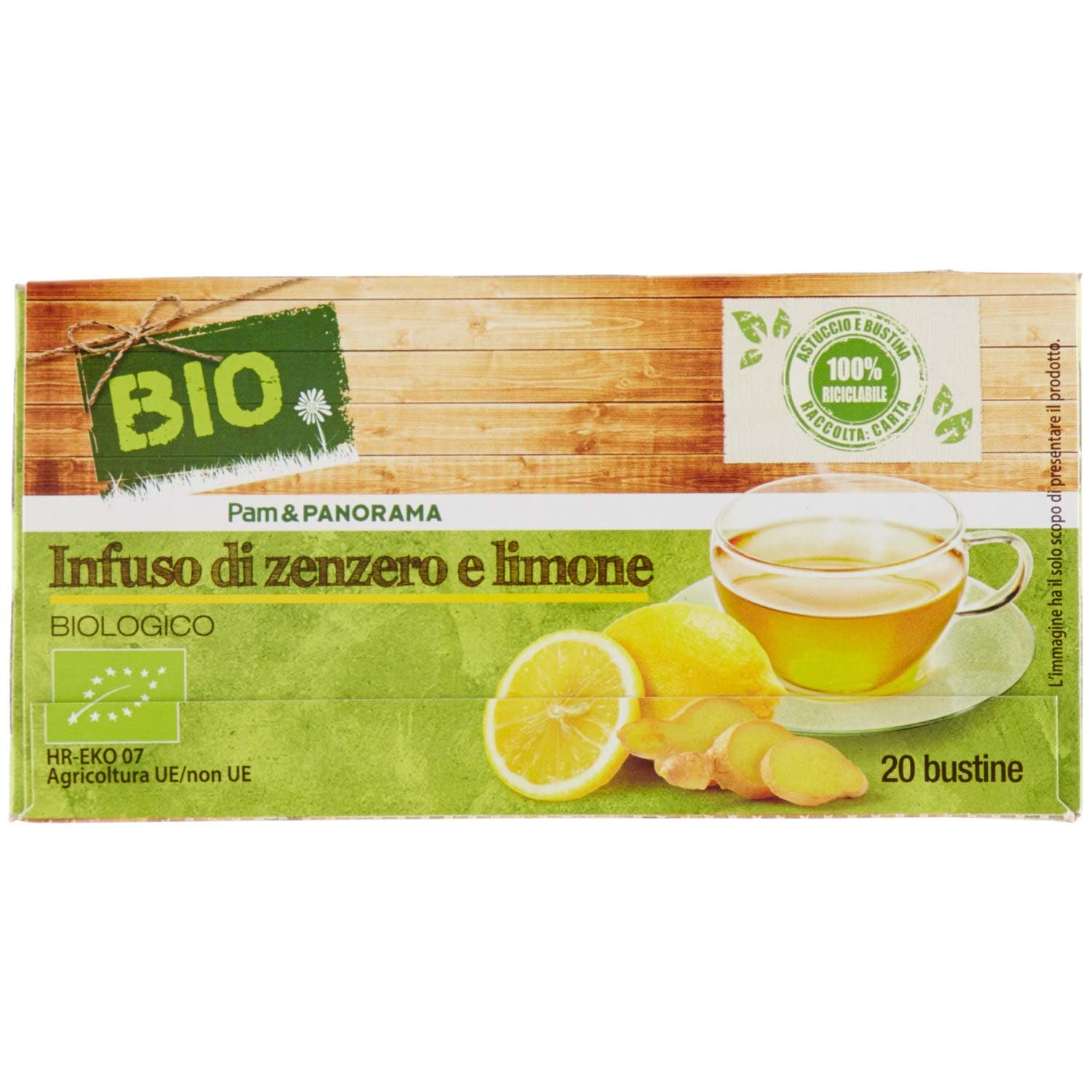 BIO Infuso di zenzero e limone 20 x 1,85 g – immagine 6