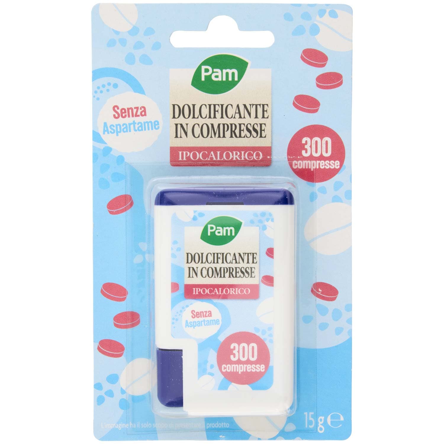 PAM PANORAMA Dolcificante in compresse ipocalorico 15g (50mg x 300) – immagine 2