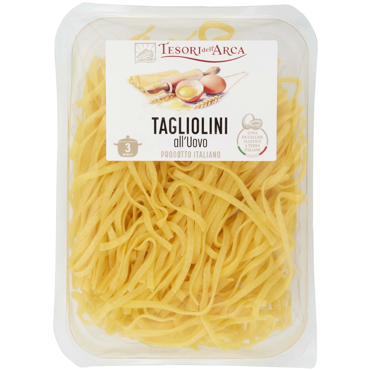 TESORI DELL'ARCA Tagliolini all'Uovo 250 g – immagine 2