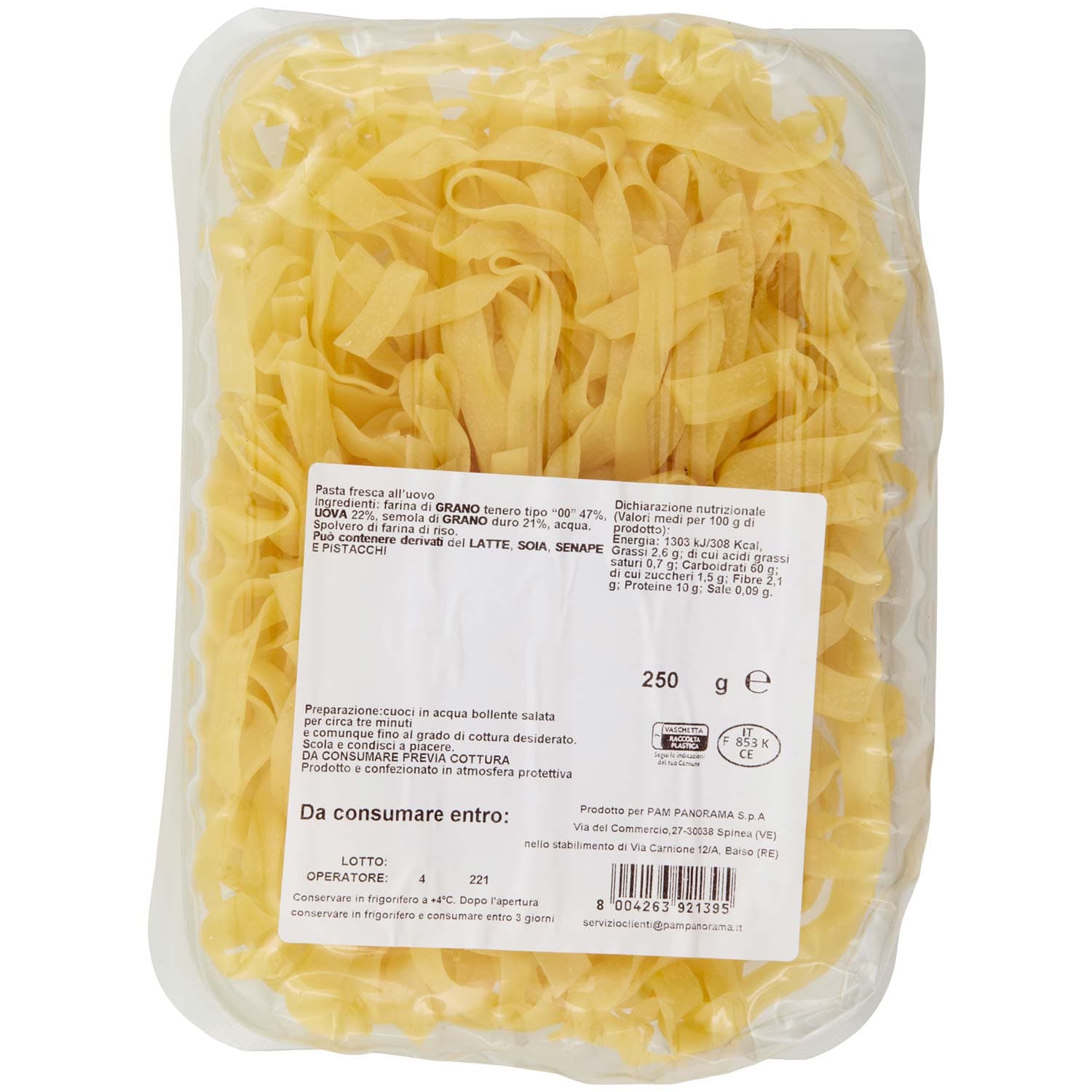 TESORI DELL'ARCA Tagliatelle all'Uovo 250 g – immagine 4