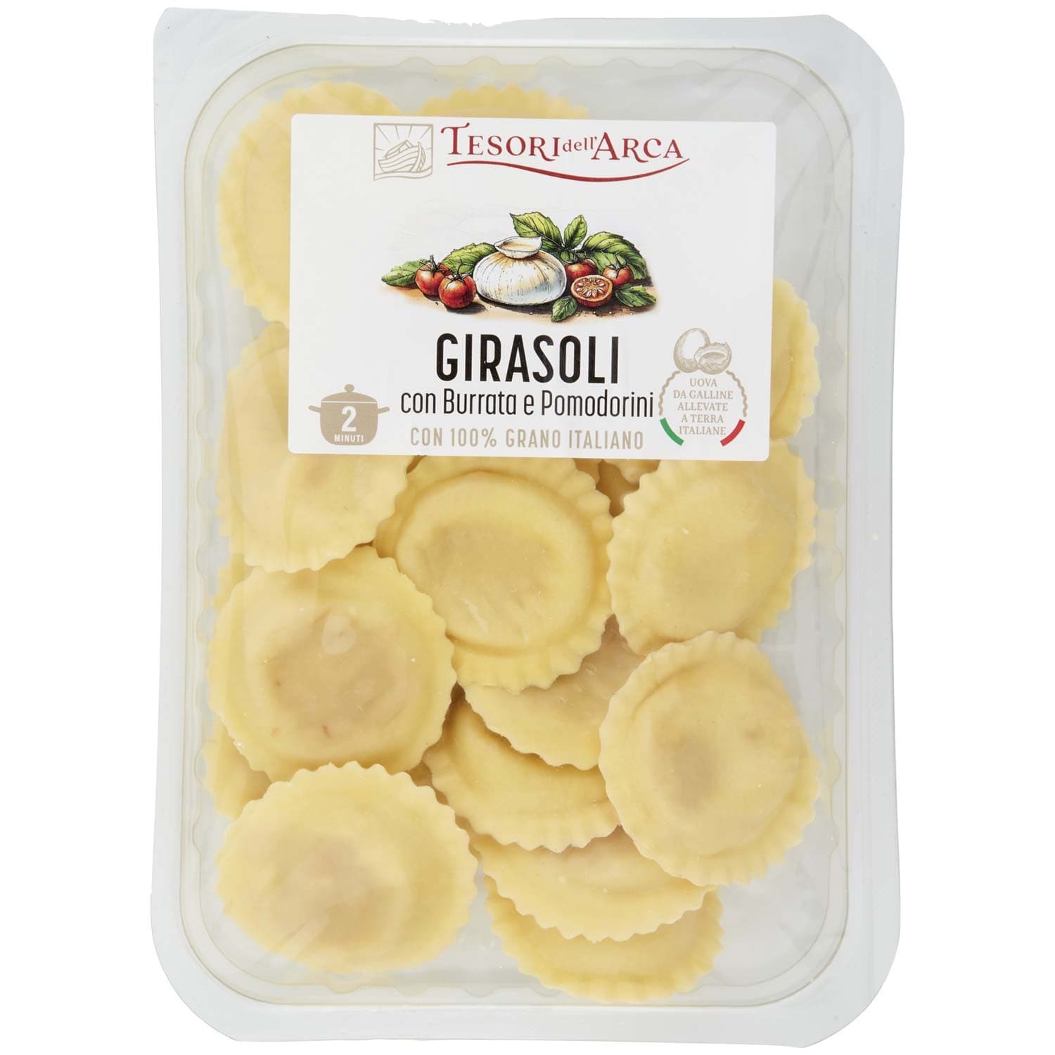 TESORI DELL'ARCA Girasoli con Burrata e Pomodorini 250 g – immagine 2