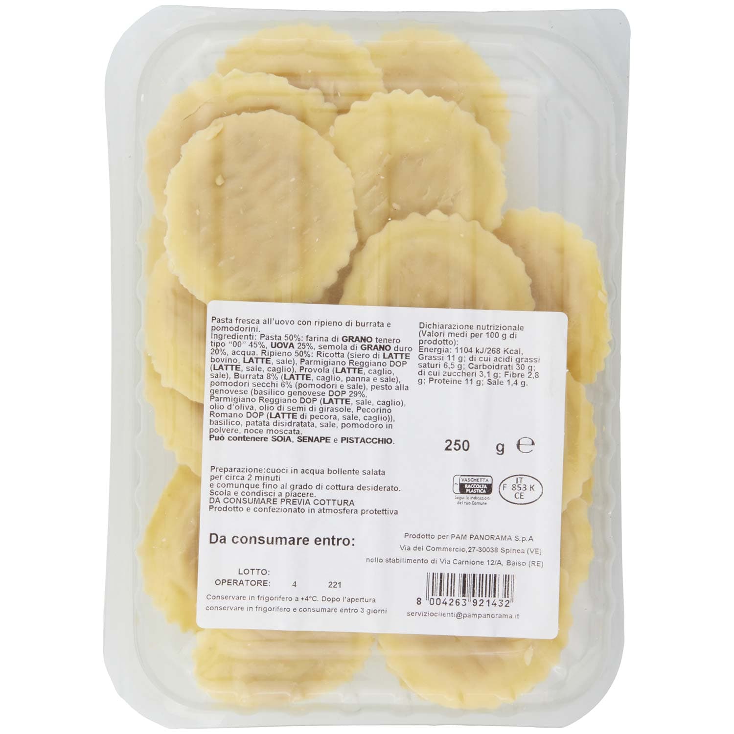 TESORI DELL'ARCA Girasoli con Burrata e Pomodorini 250 g – immagine 4