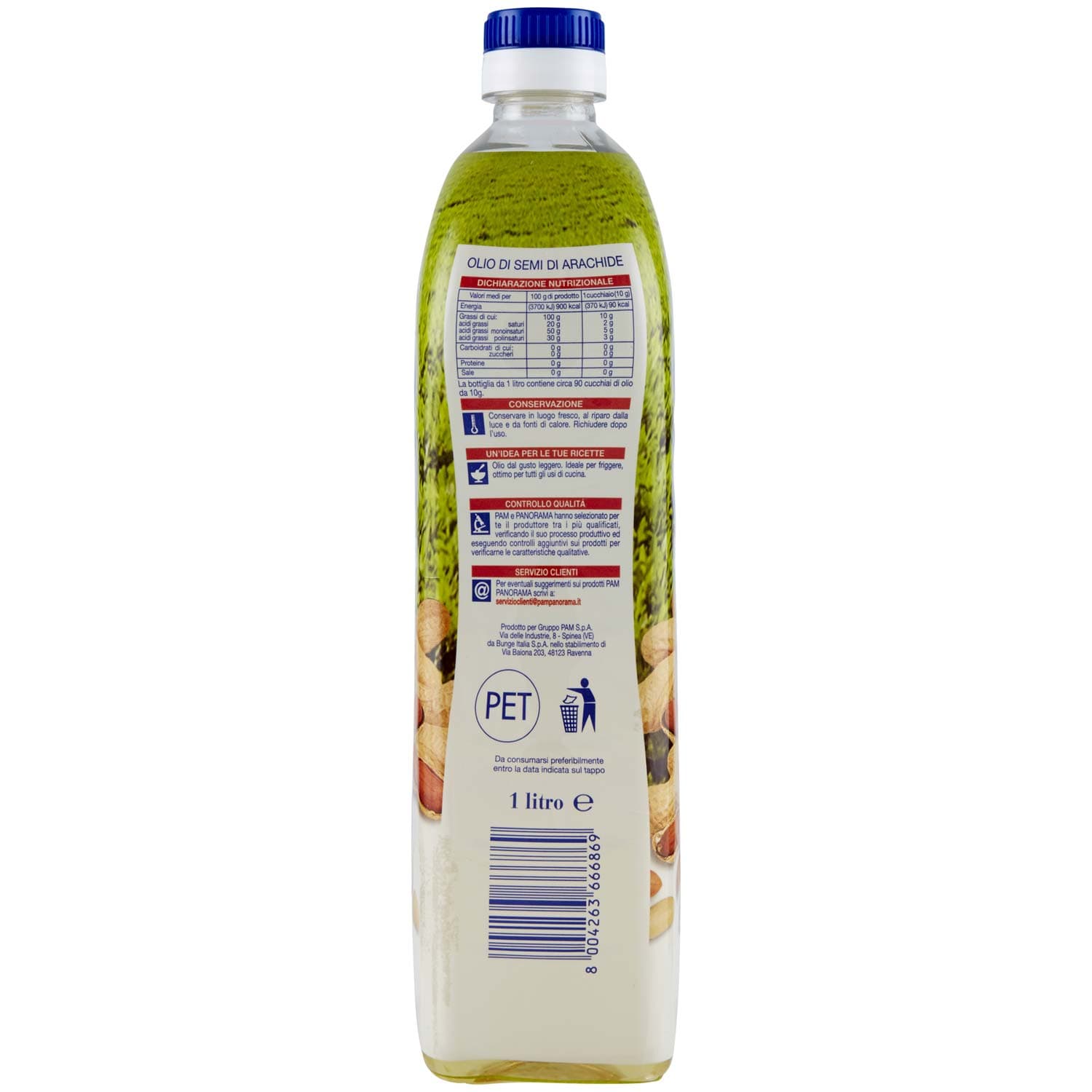 PAM PANORAMA Olio di Semi di Arachide 1 L – immagine 5