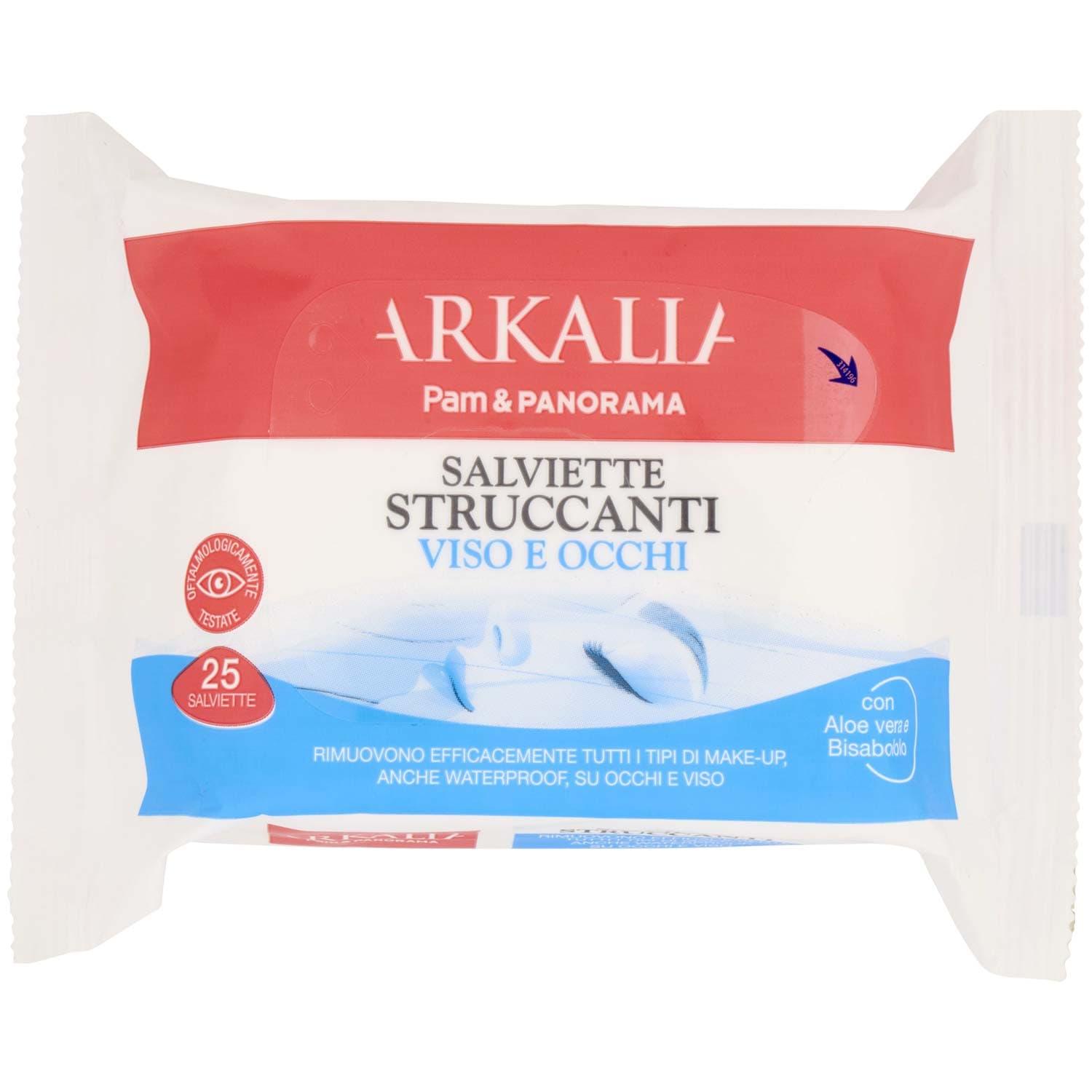 ARKALIA Salviette Struccanti Viso e Occhi 25 pz – immagine 2