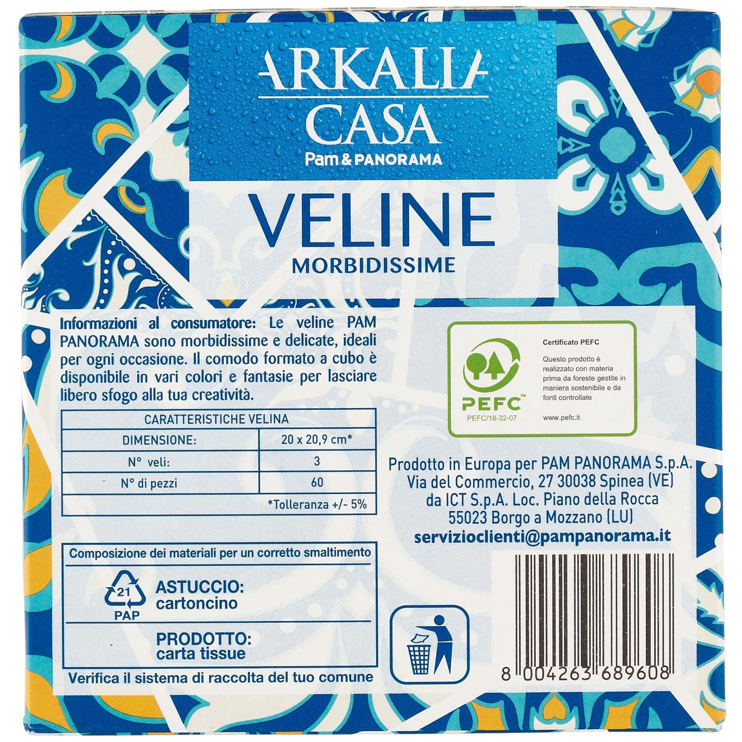 PAM PANORAMA Veline morbidissime e delicate 3 veli – immagine 7