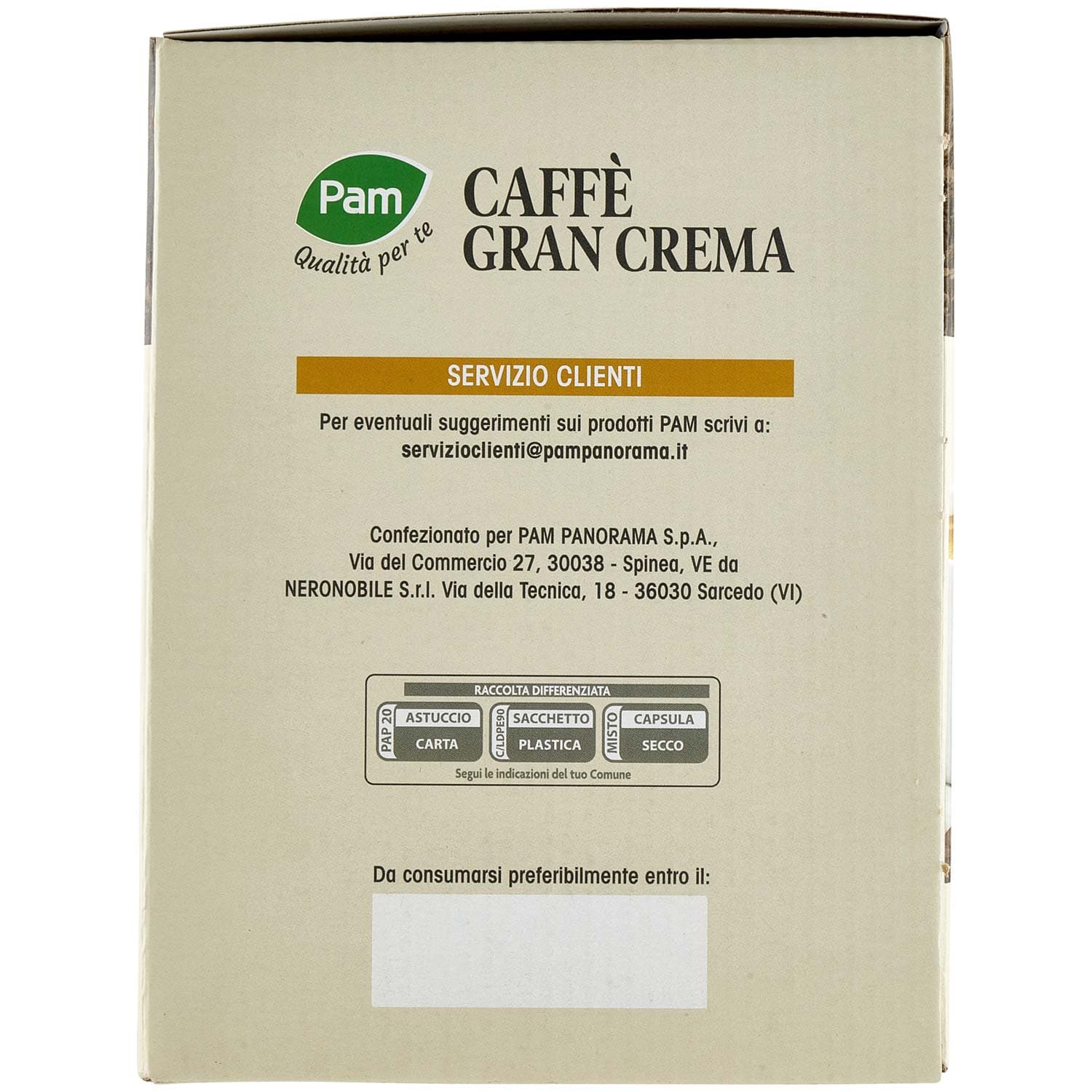 PAM Qualità per te Caffè Gran Aroma 50 capsule compatibili Nescafè* Dolce Gusto* 350g (50x7g) – immagine 5