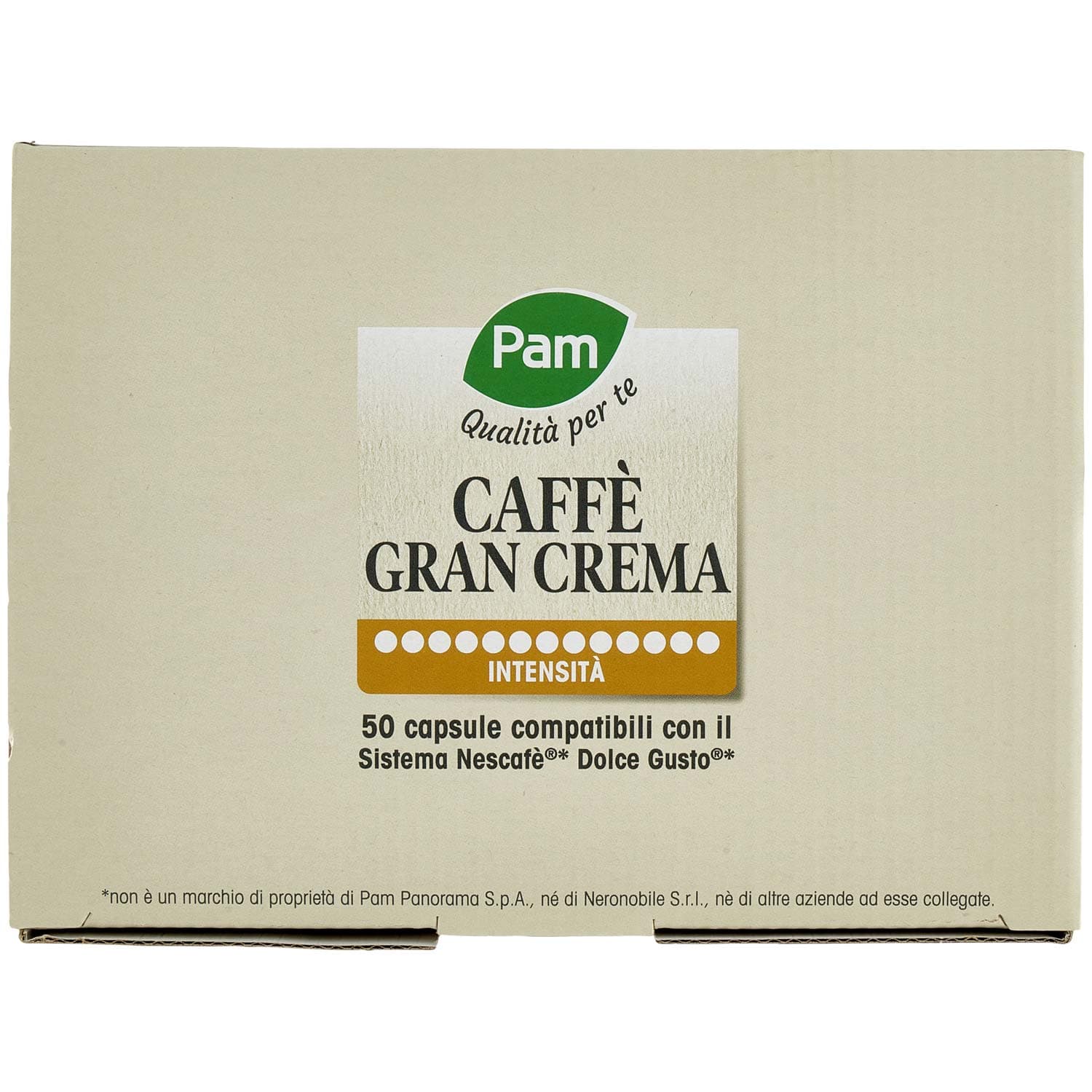 PAM Qualità per te Caffè Gran Aroma 50 capsule compatibili Nescafè* Dolce Gusto* 350g (50x7g) – immagine 6