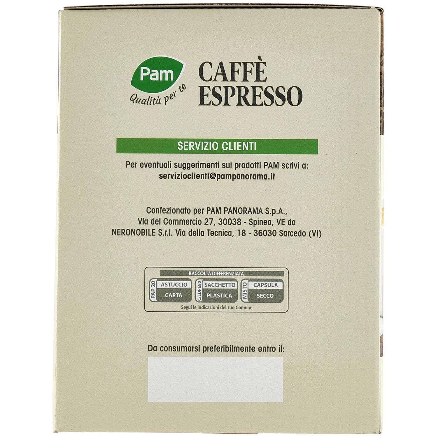 PAM Qualità per te Caffè Espresso 50 capsule compatibili Nescafè* Dolce Gusto* 350g (10x7g) – immagine 5