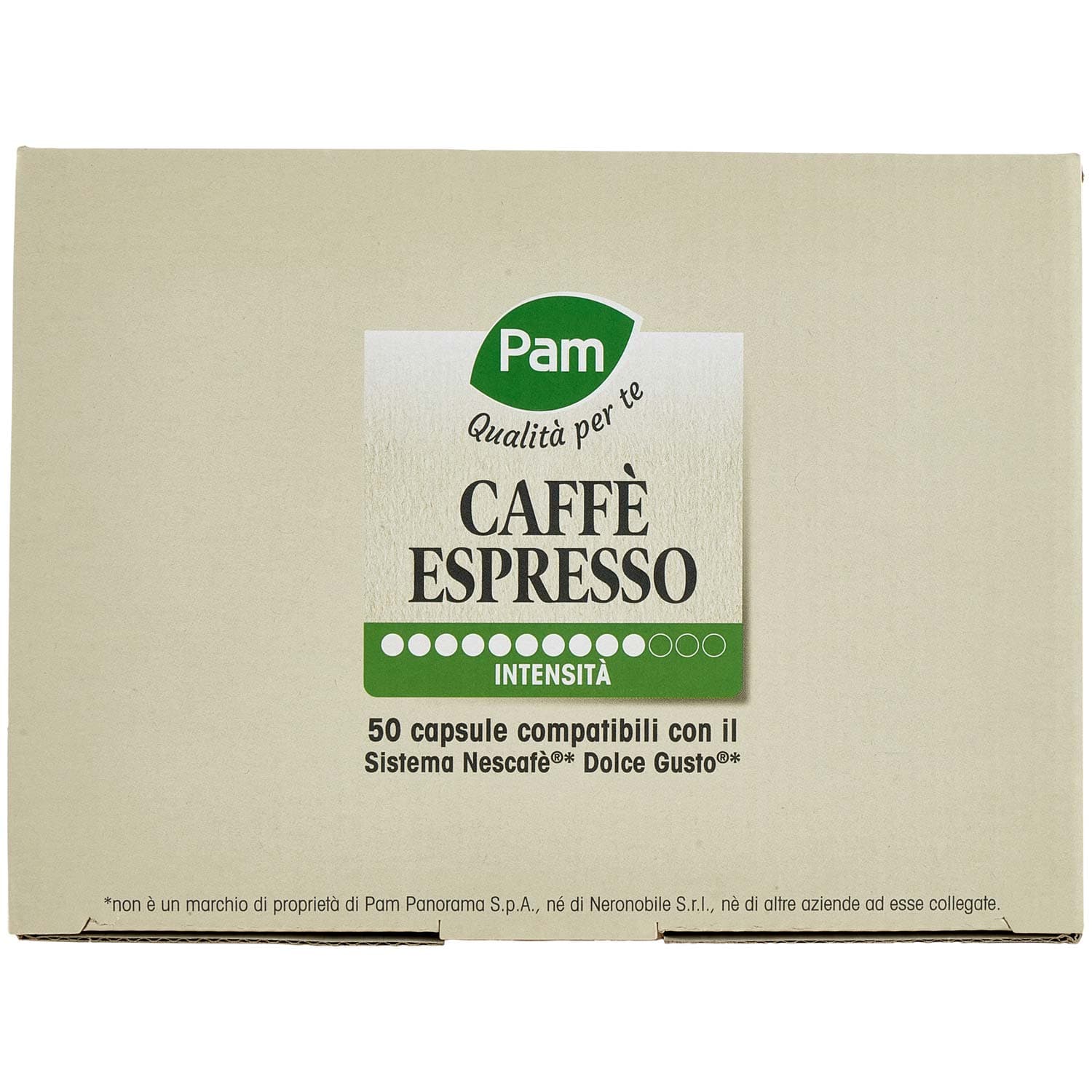 PAM Qualità per te Caffè Espresso 50 capsule compatibili Nescafè* Dolce Gusto* 350g (10x7g) – immagine 6