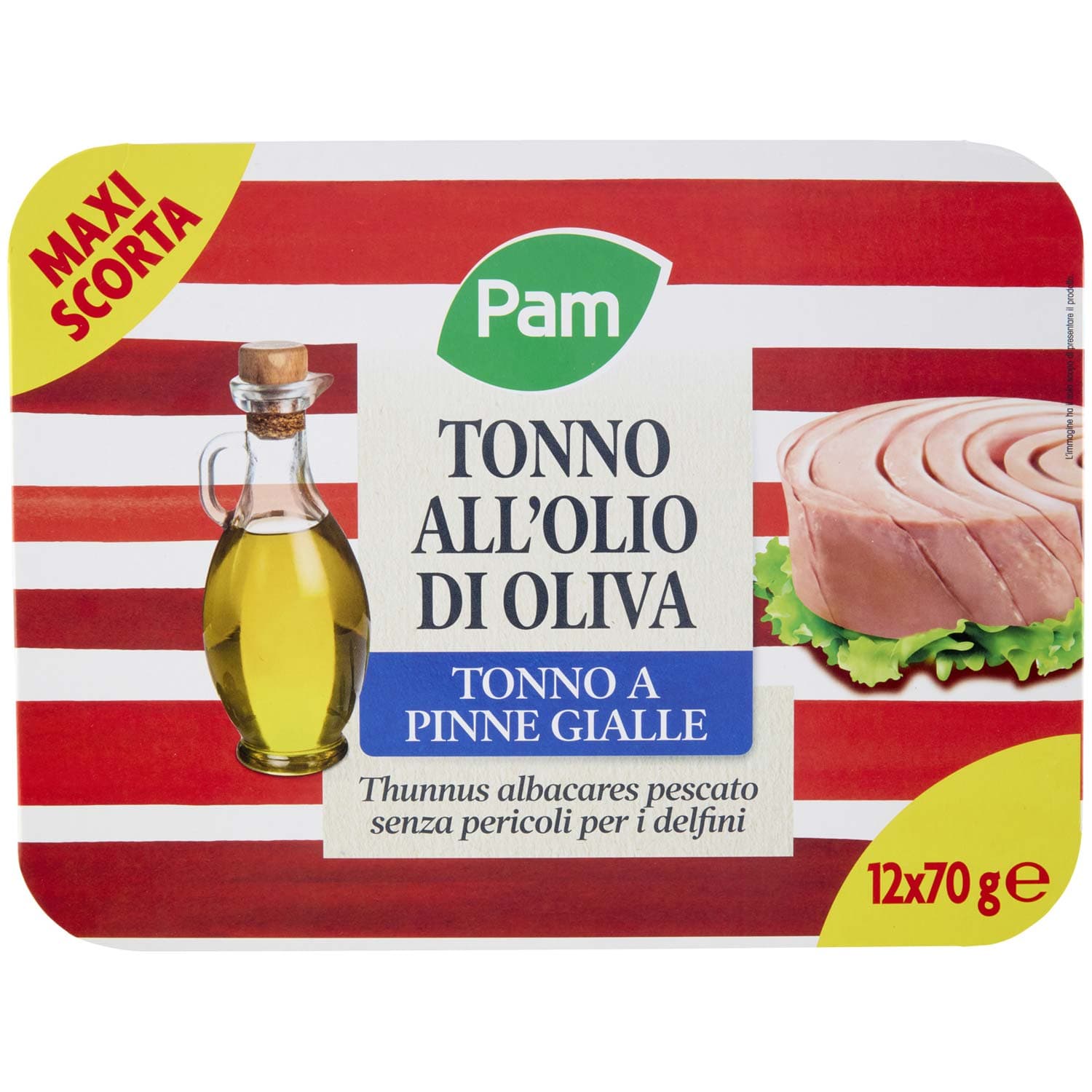 PAM Tonno all'Olio di Oliva 12 x 70 g – immagine 2