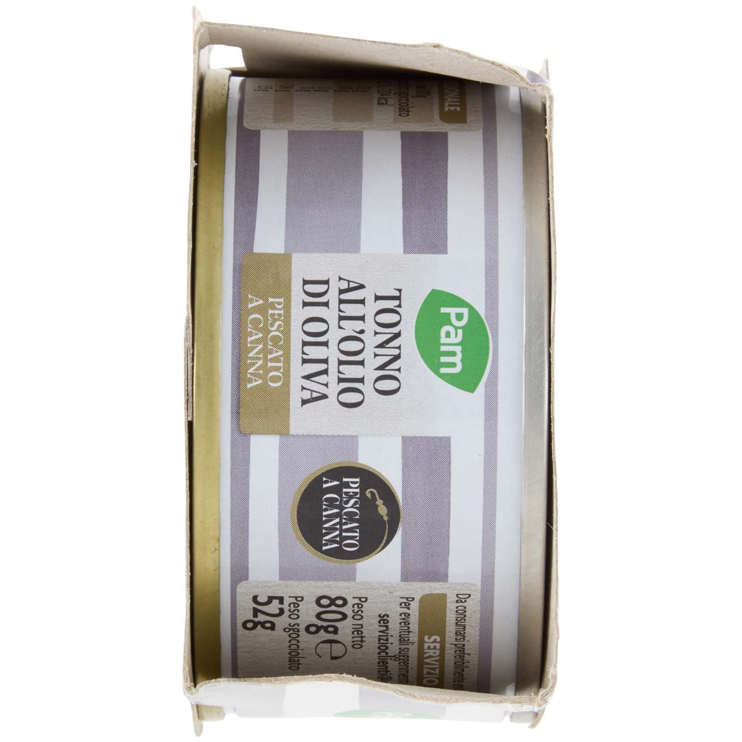 PAM Tonno all'Olio di Oliva Pescato a Canna 3 x 80 g – immagine 3