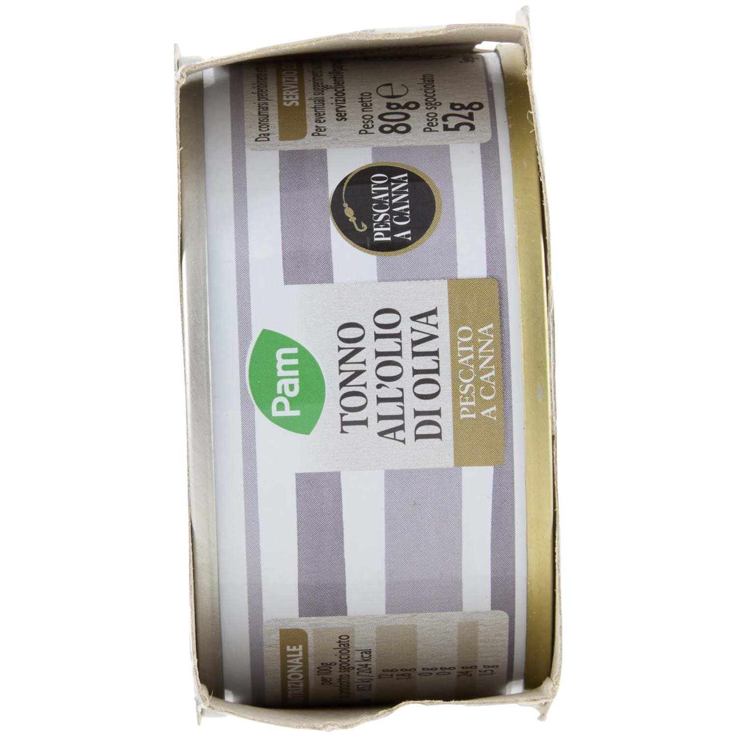PAM Tonno all'Olio di Oliva Pescato a Canna 3 x 80 g – immagine 5
