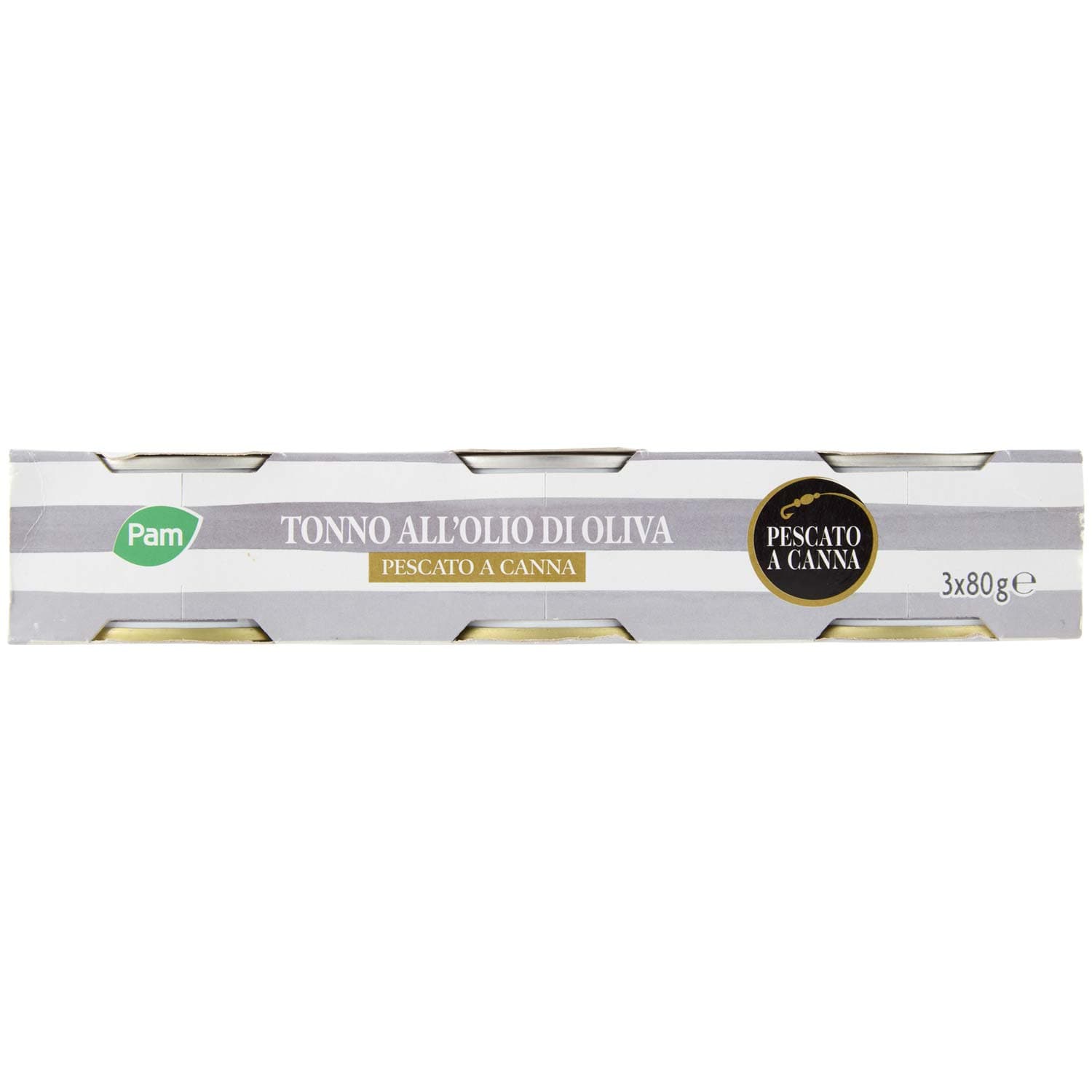 PAM Tonno all'Olio di Oliva Pescato a Canna 3 x 80 g – immagine 7