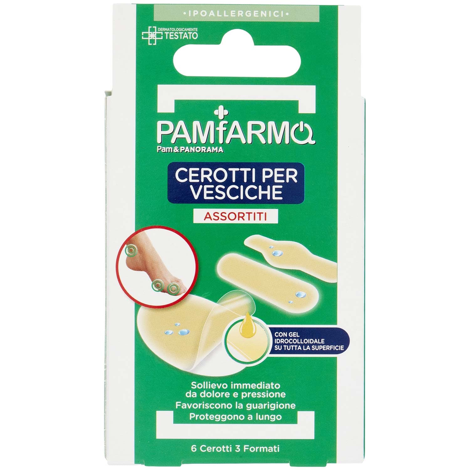 PAMFARMA Cerotti per Vesciche Assortiti 3 Formati 6 pz – immagine 2