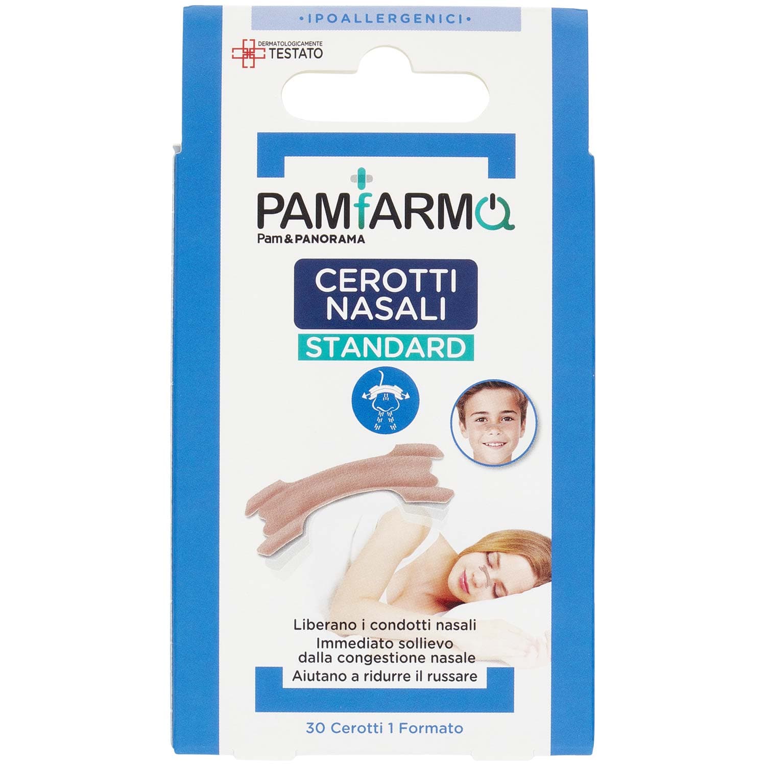 PAMFARMA Cerotti Nasali Standard 1 Formato 30 pz – immagine 2
