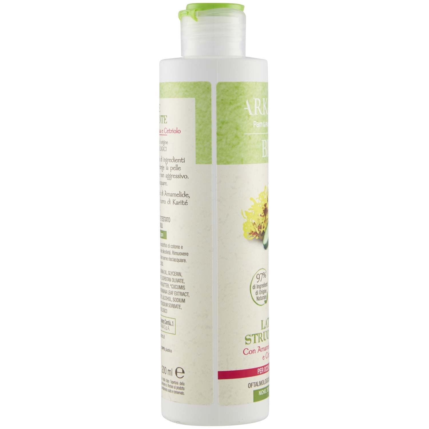 ARKALIA BIO Latte Struccante con Amamelide, Bardana e Cetriolo 200 ml – immagine 3