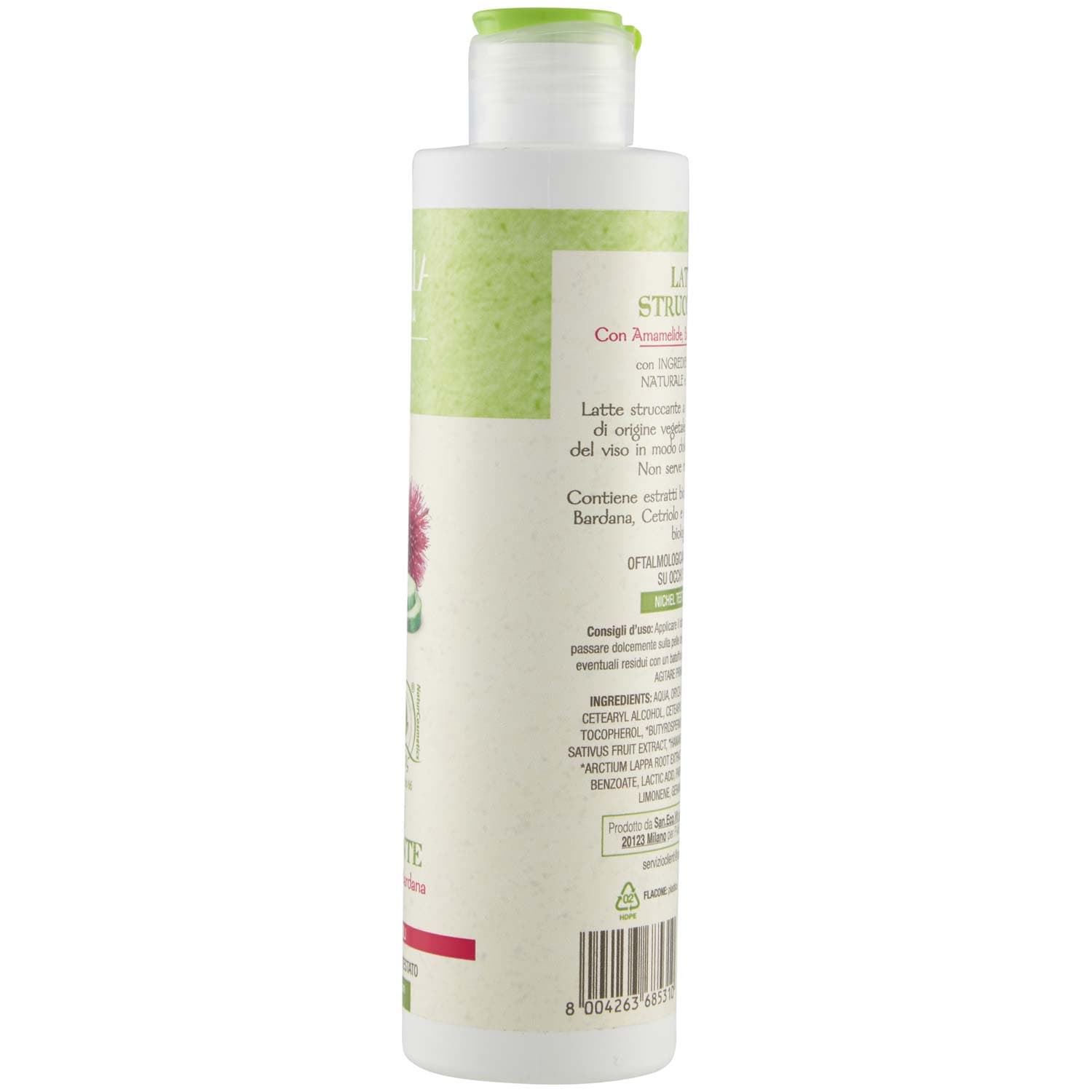 ARKALIA BIO Latte Struccante con Amamelide, Bardana e Cetriolo 200 ml – immagine 5