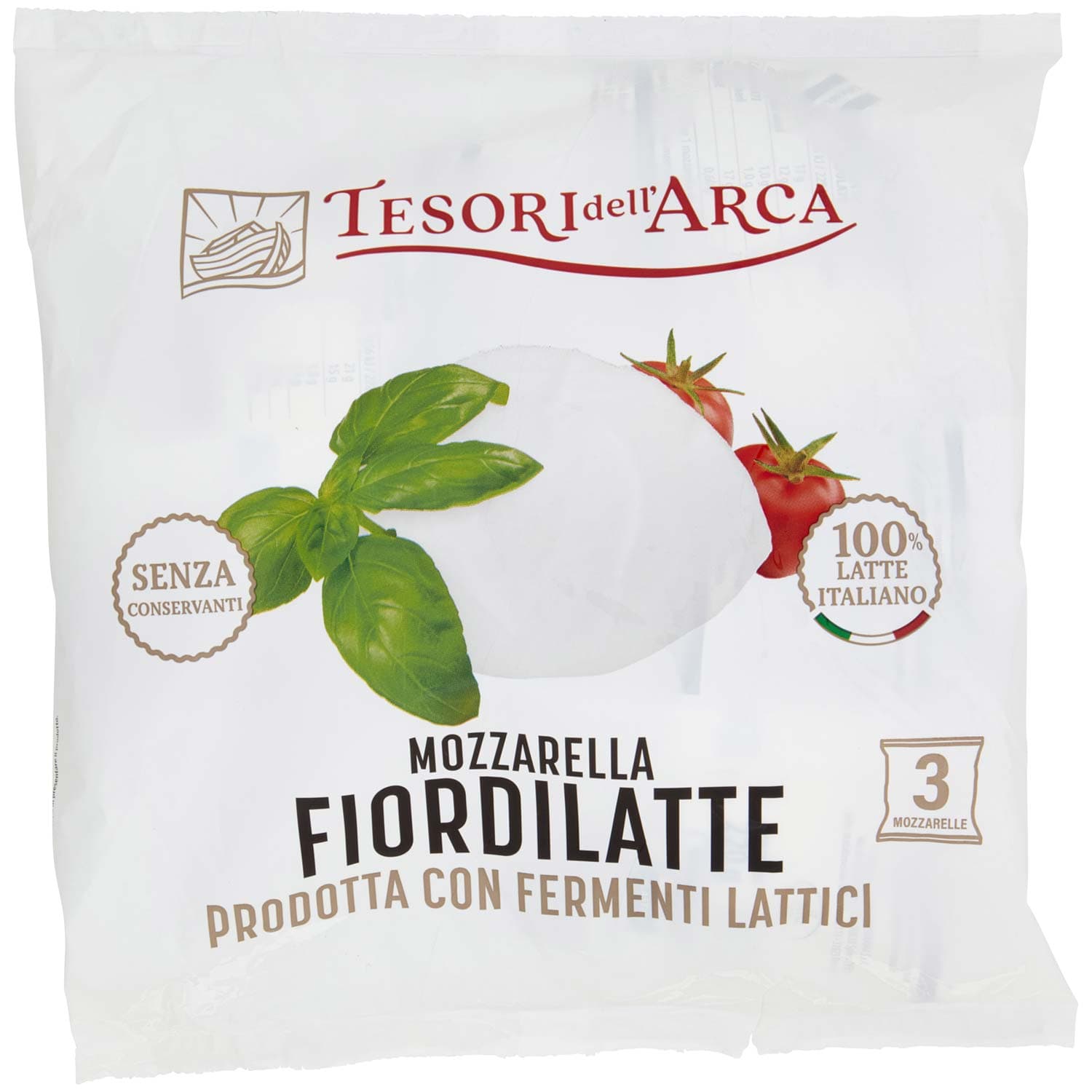TESORI DELL'ARCA Mozzarella Fiordilatte 3 x 125 g – immagine 2