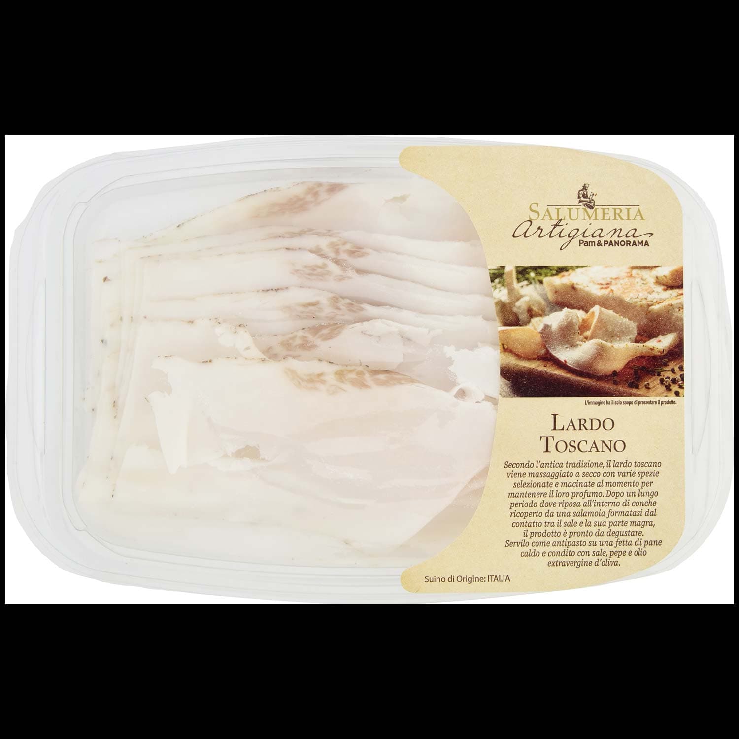 SALUMERIA ARTIGIANA Lardo Toscano 80 g – immagine 2