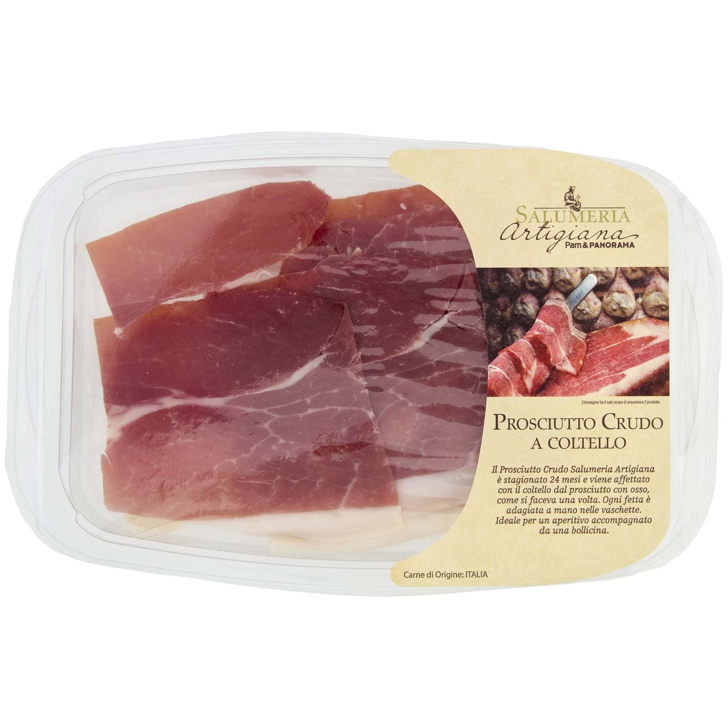 SALUMERIA ARTIGIANA Prosciutto Crudo a Coltello 80 g – immagine 2